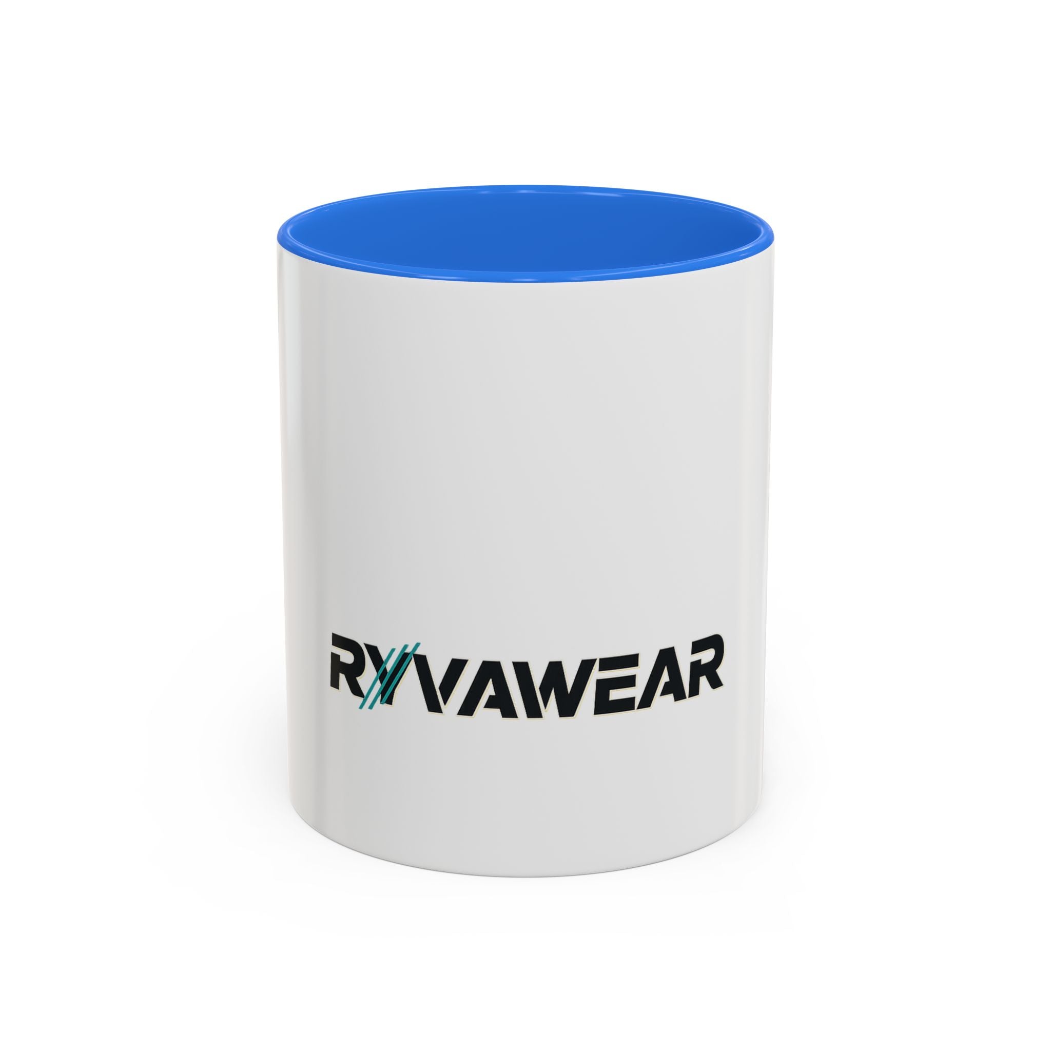 RyvaWear Logo Coffee Mug (11oz & 15oz) - Branded Ceramic Mug with Black Handle & Interior