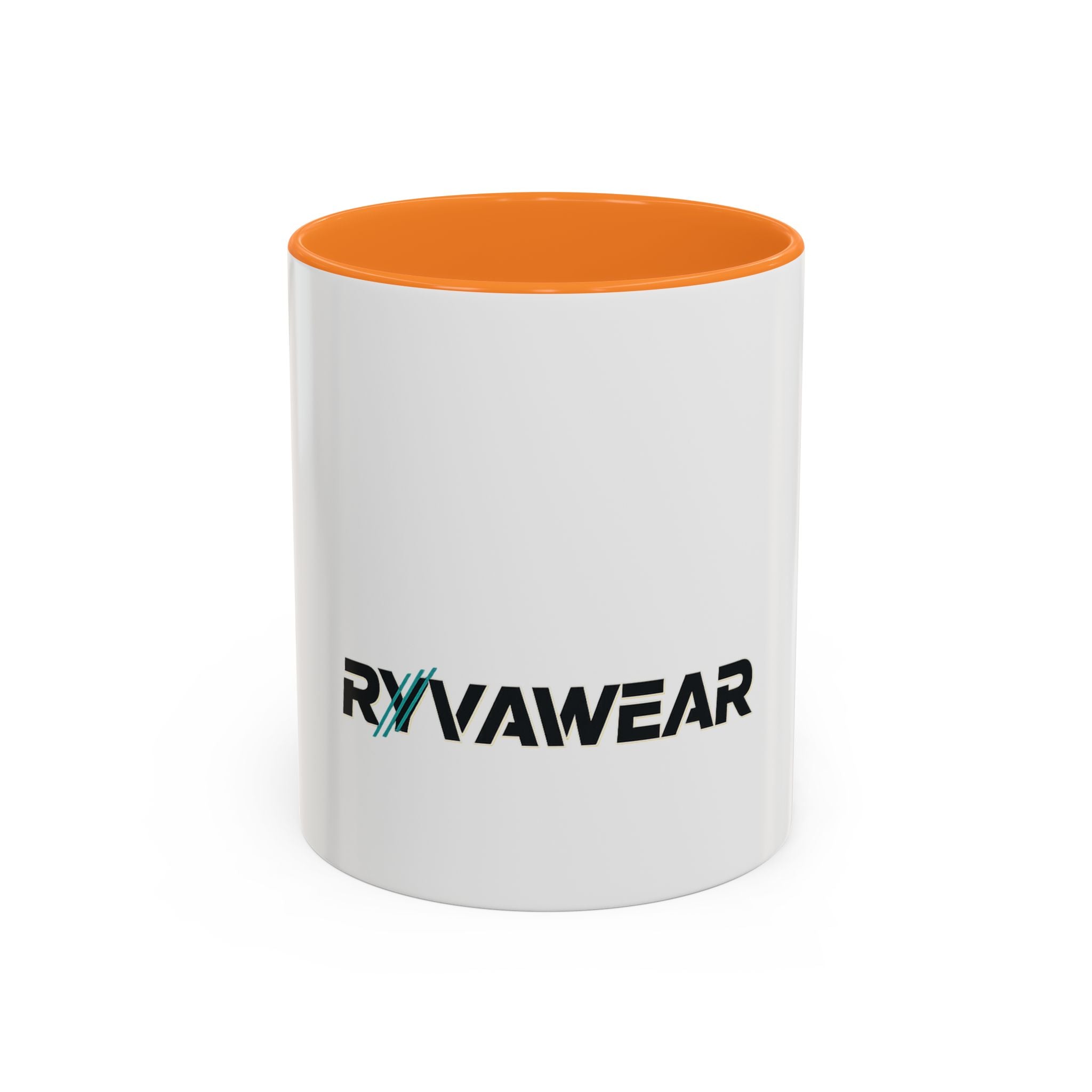 RyvaWear Logo Coffee Mug (11oz & 15oz) - Branded Ceramic Mug with Black Handle & Interior