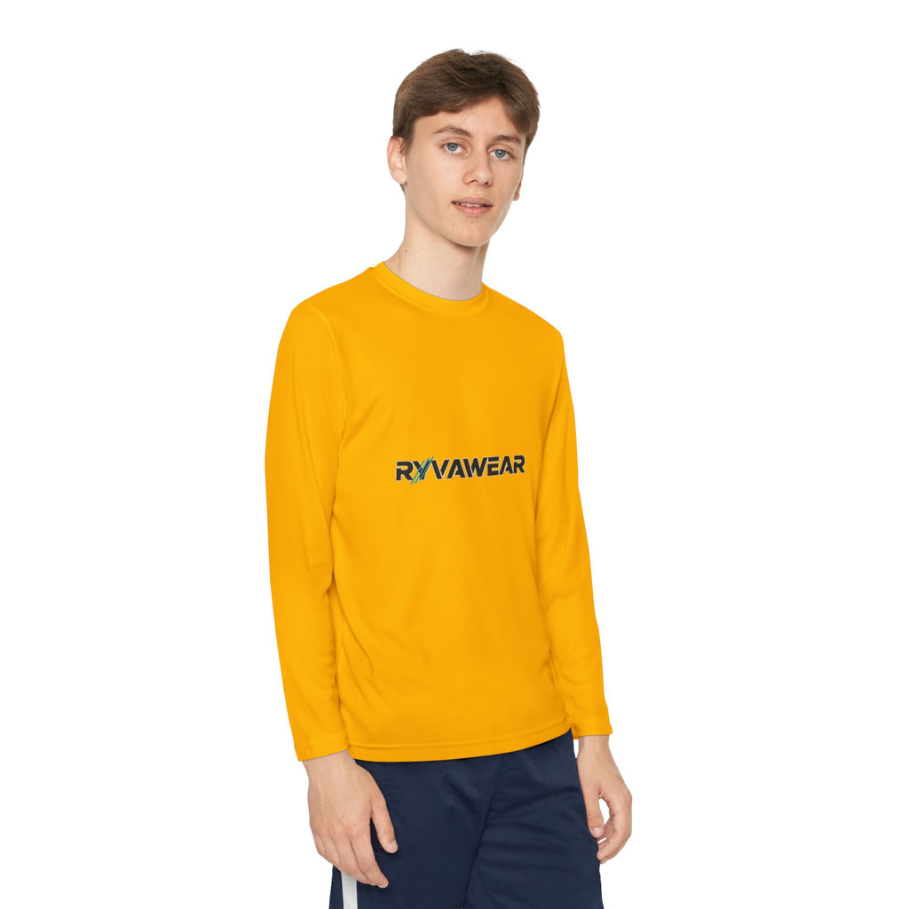 Youth Long Sleeve Tee — RYVAWEAR Minimal Logo