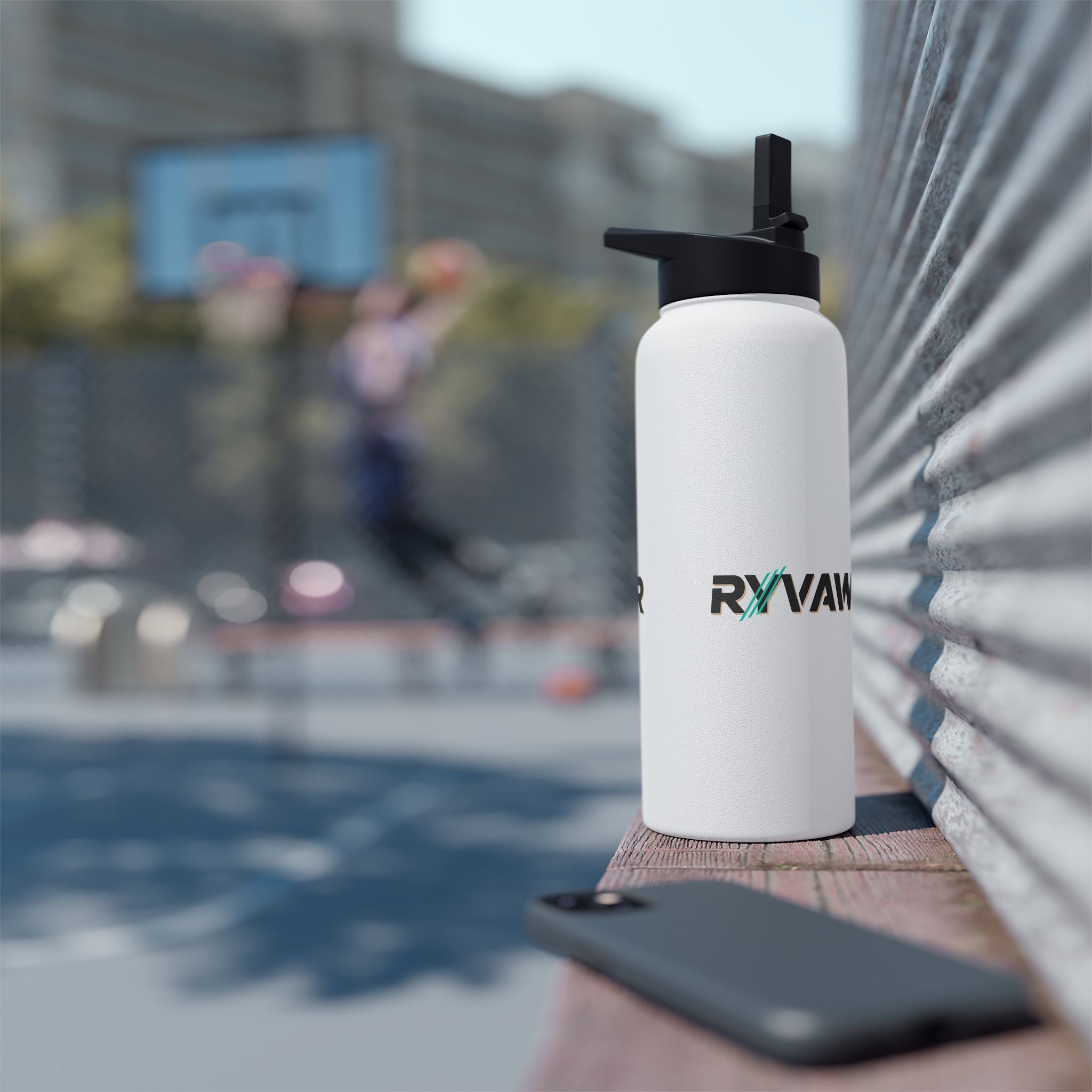 RYVWEAR Stainless Steel Water Bottle — Lightweight Insulated Sports Bottle