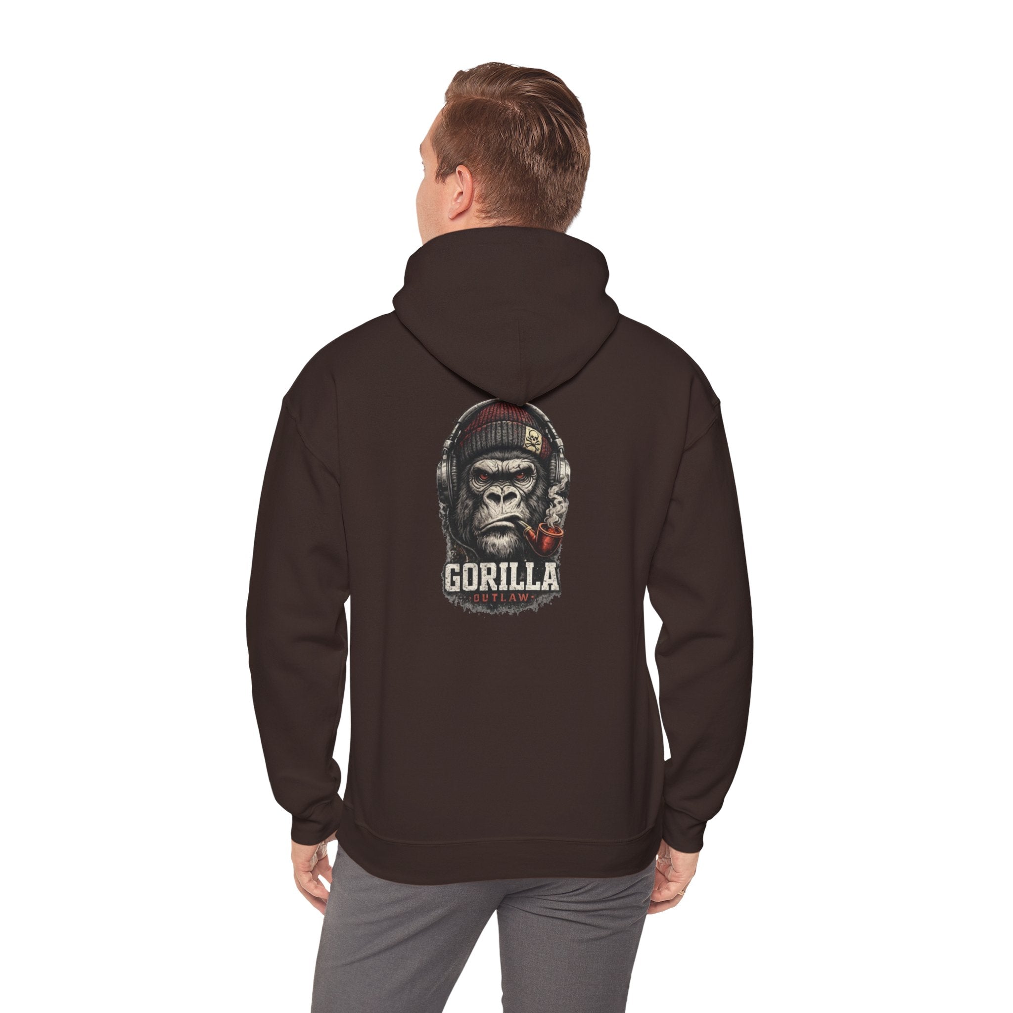 Gorilla Graphic Hoodie — Bold Ape Portrait Sweatshirt