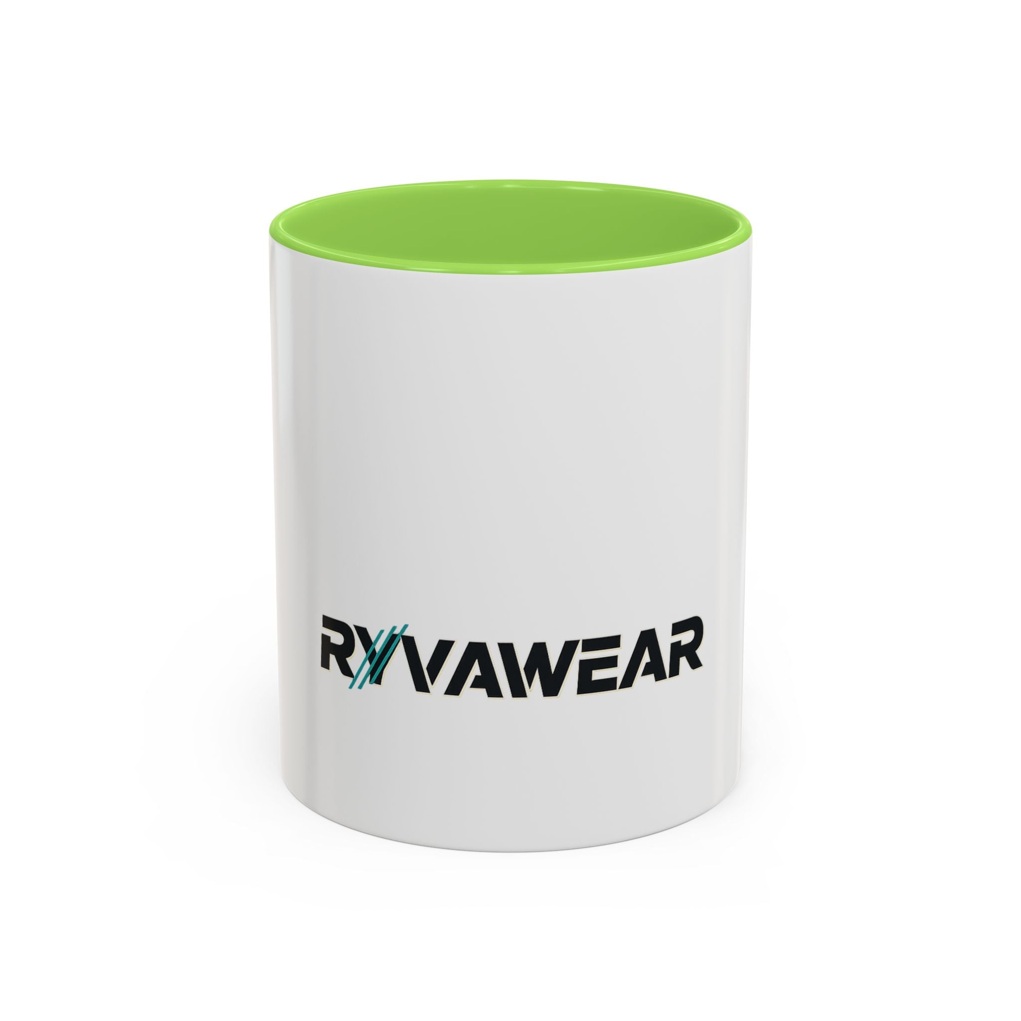RyvaWear Logo Coffee Mug (11oz & 15oz) - Branded Ceramic Mug with Black Handle & Interior