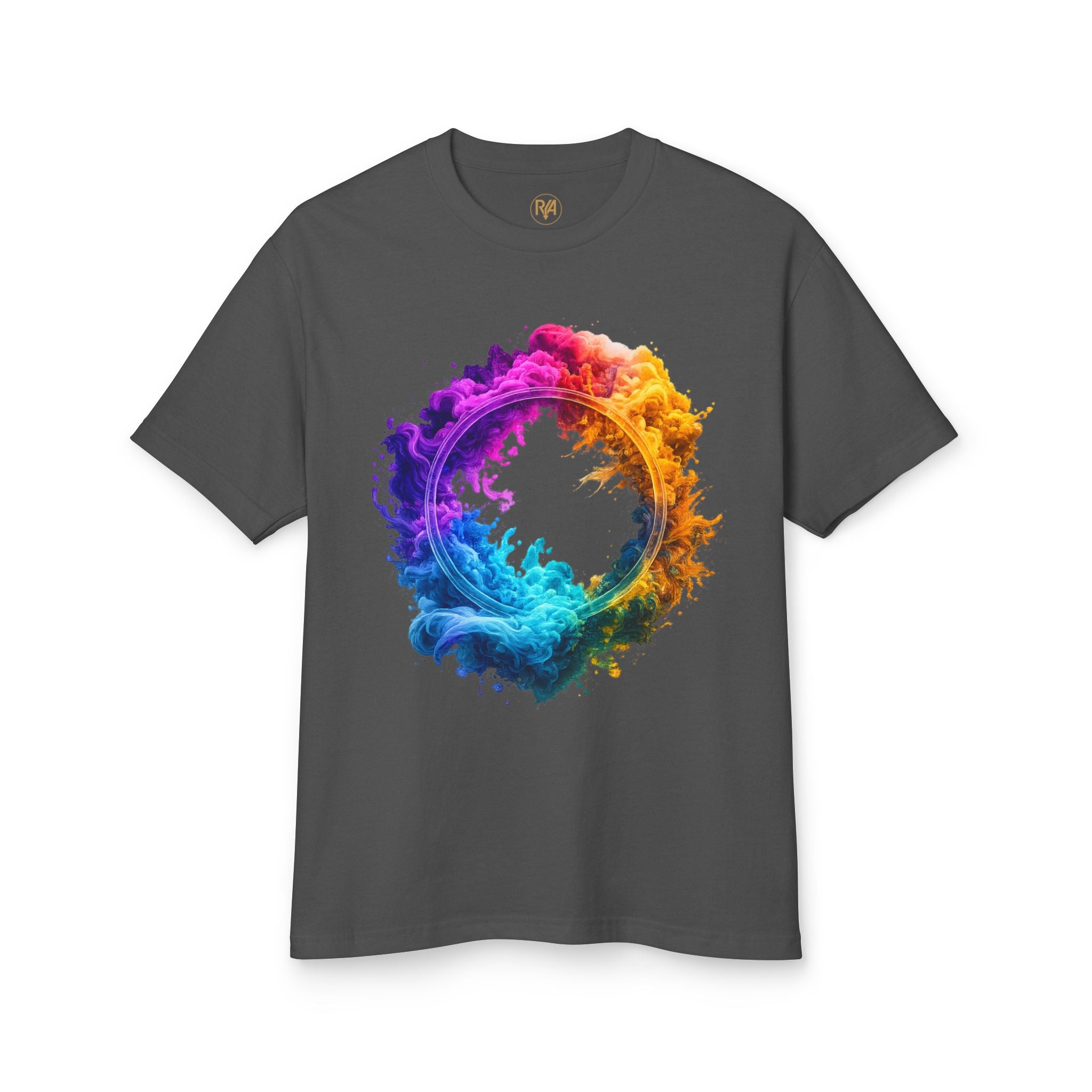 Color Burst Circle Graphic Tee