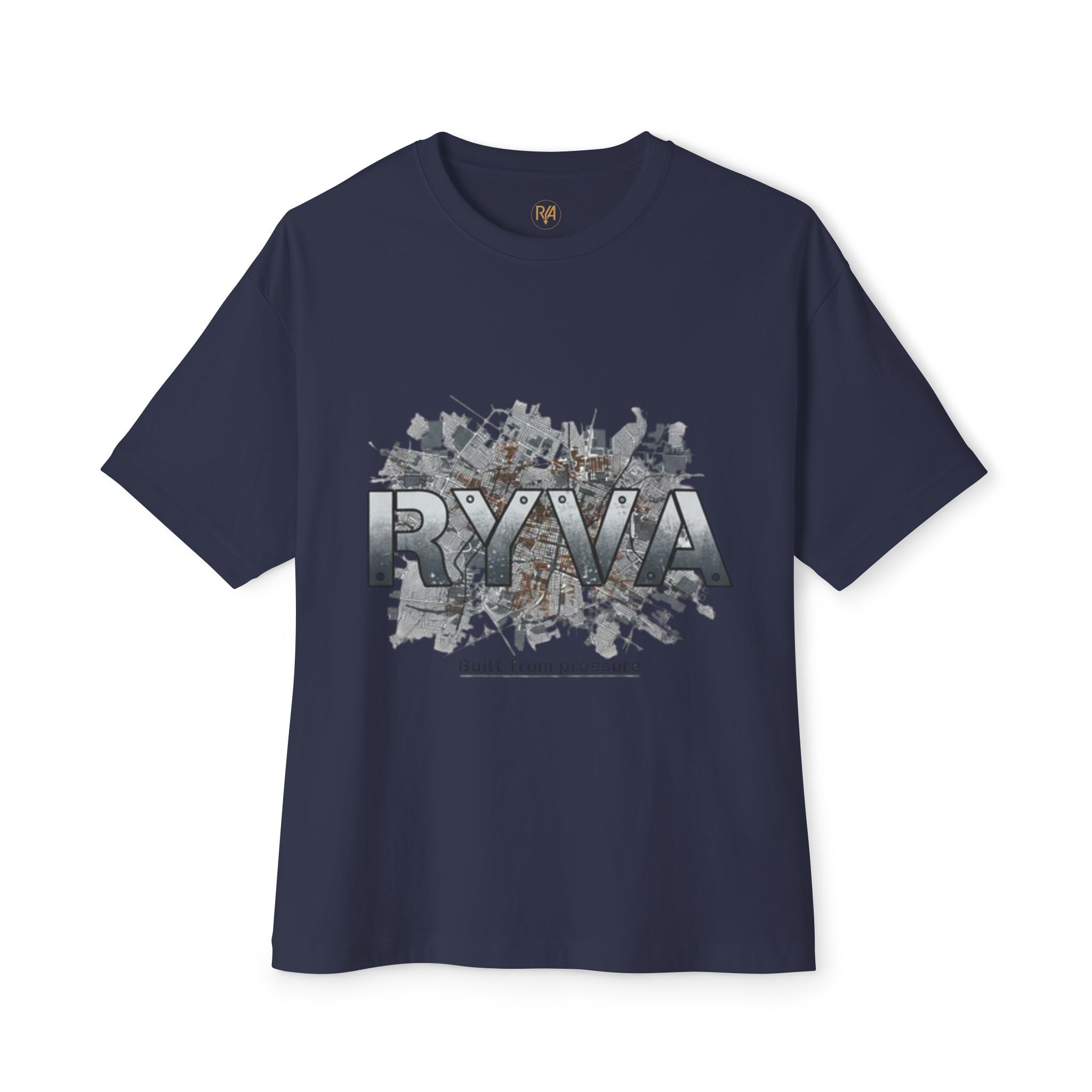 RYVA Graphic Tee — Urban Monochrome Logo Shirt