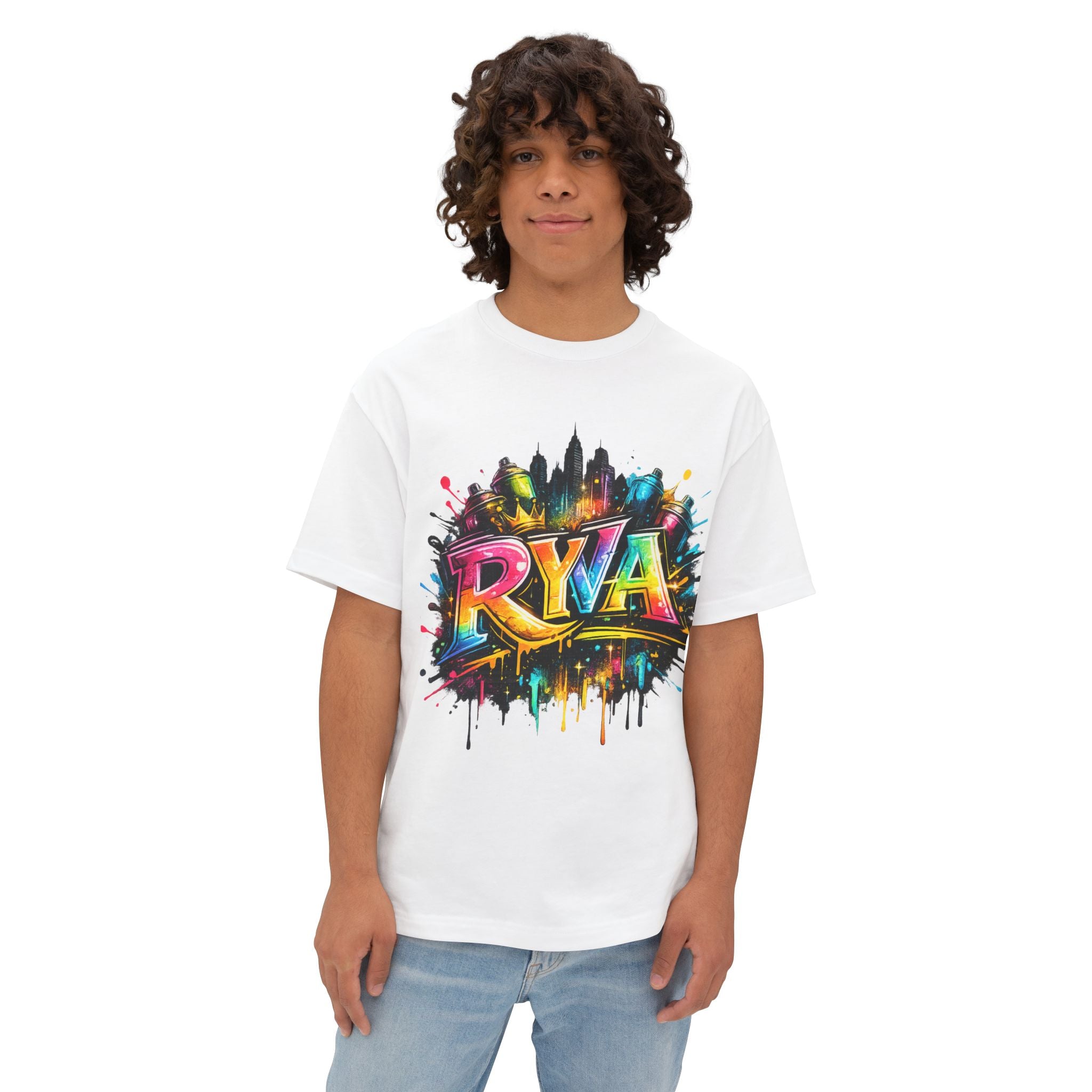 RVA Graffiti Skyline Tee — Richmond Street Art Graphic T-Shirt