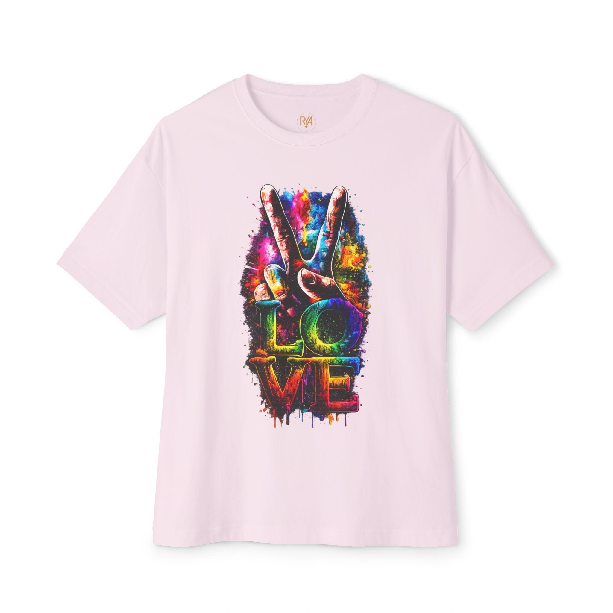 Love Peace Vibe Tee — Colorful Tie-Dye Peace Sign T-Shirt