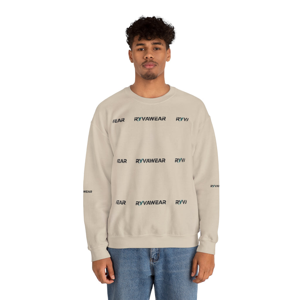 RYVAWEAR Repeat Logo Crewneck Sweatshirt