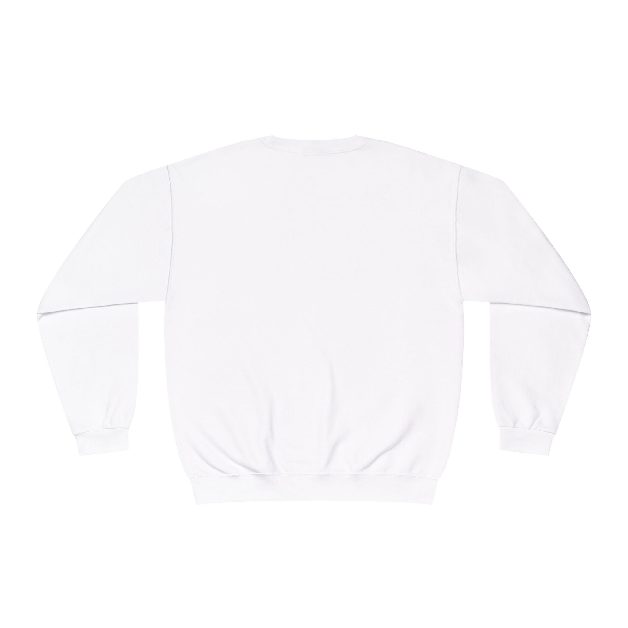 RA Logo Crewneck Sweatshirt — Minimal White Casual Pullover