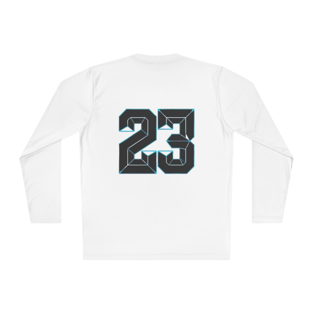 23 Geometric Number Long Sleeve Tee