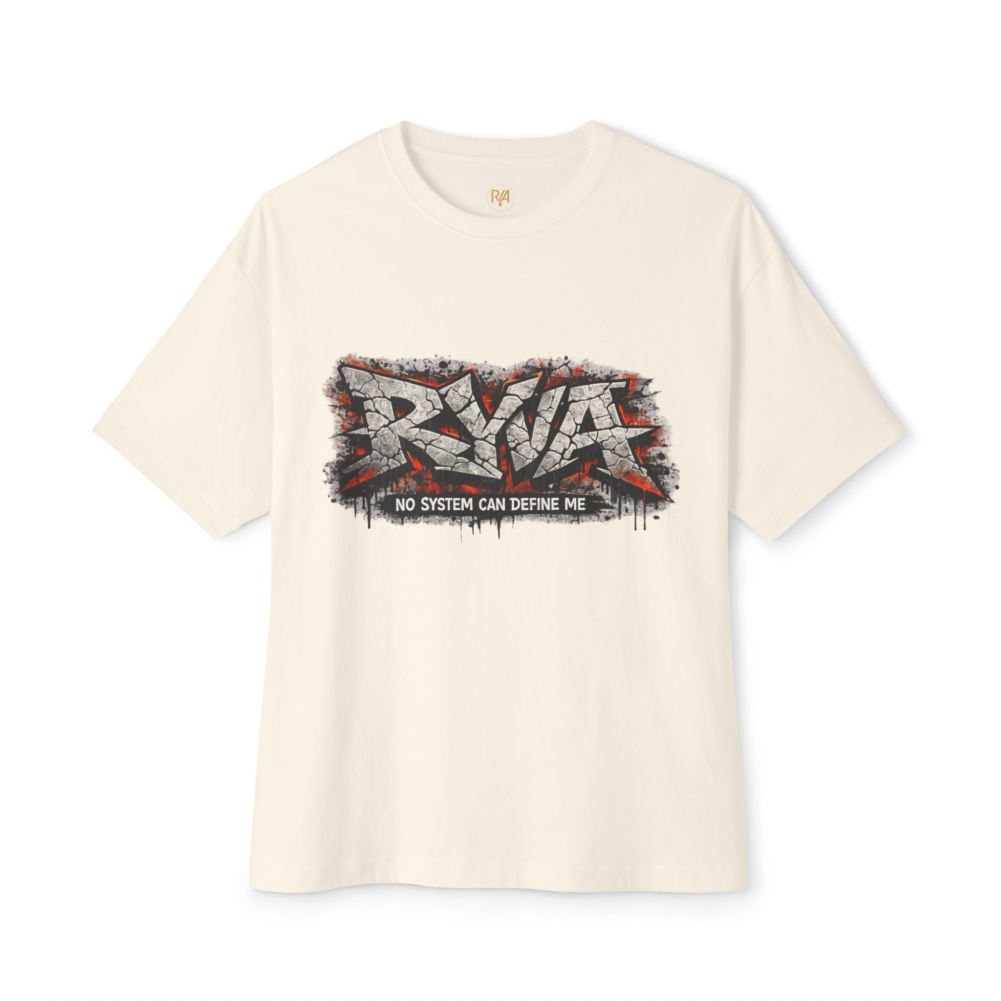 Graffiti 'No System Can Define Me' Boxy Tee