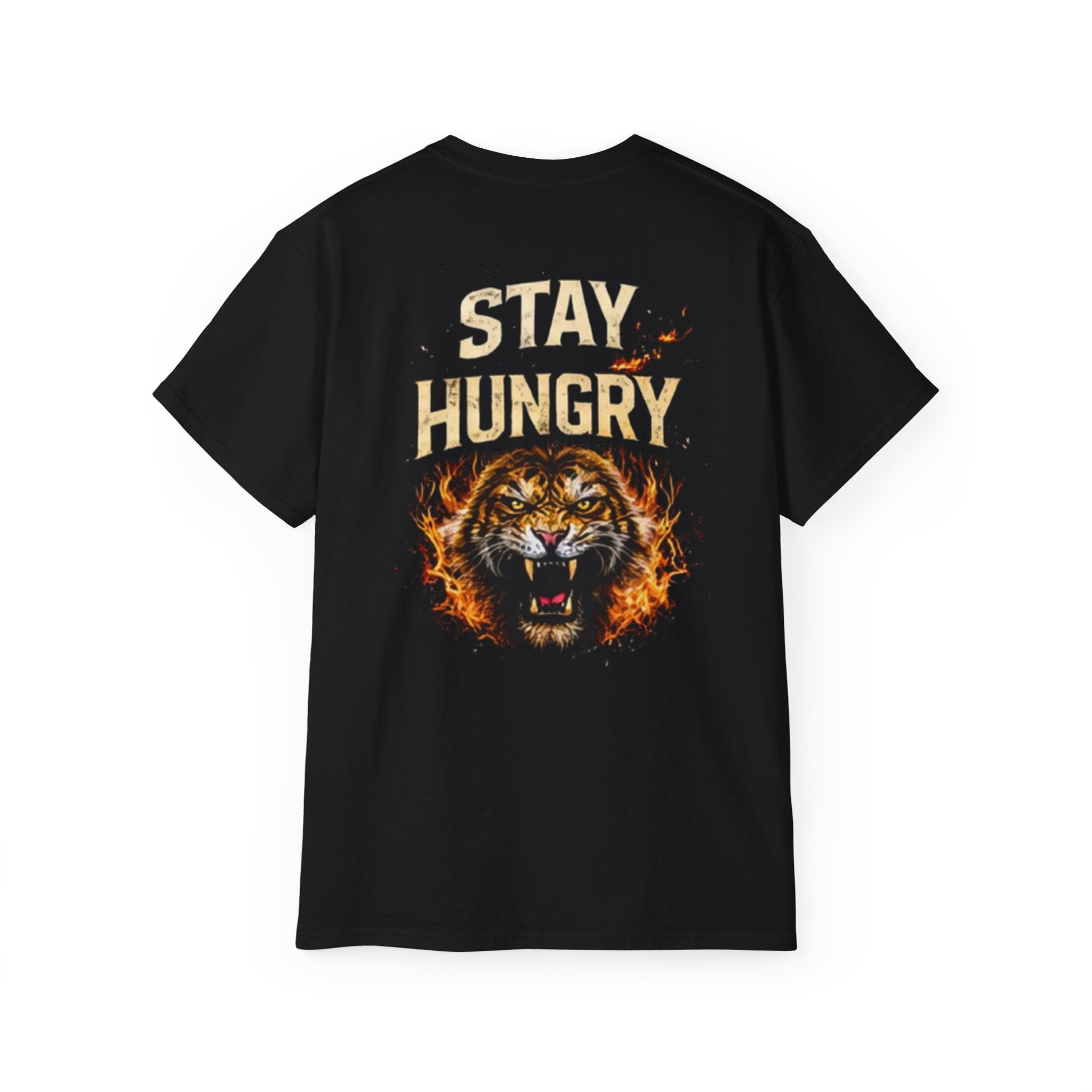 Stay Hungry Lion T-Shirt — Motivational Graphic Tee