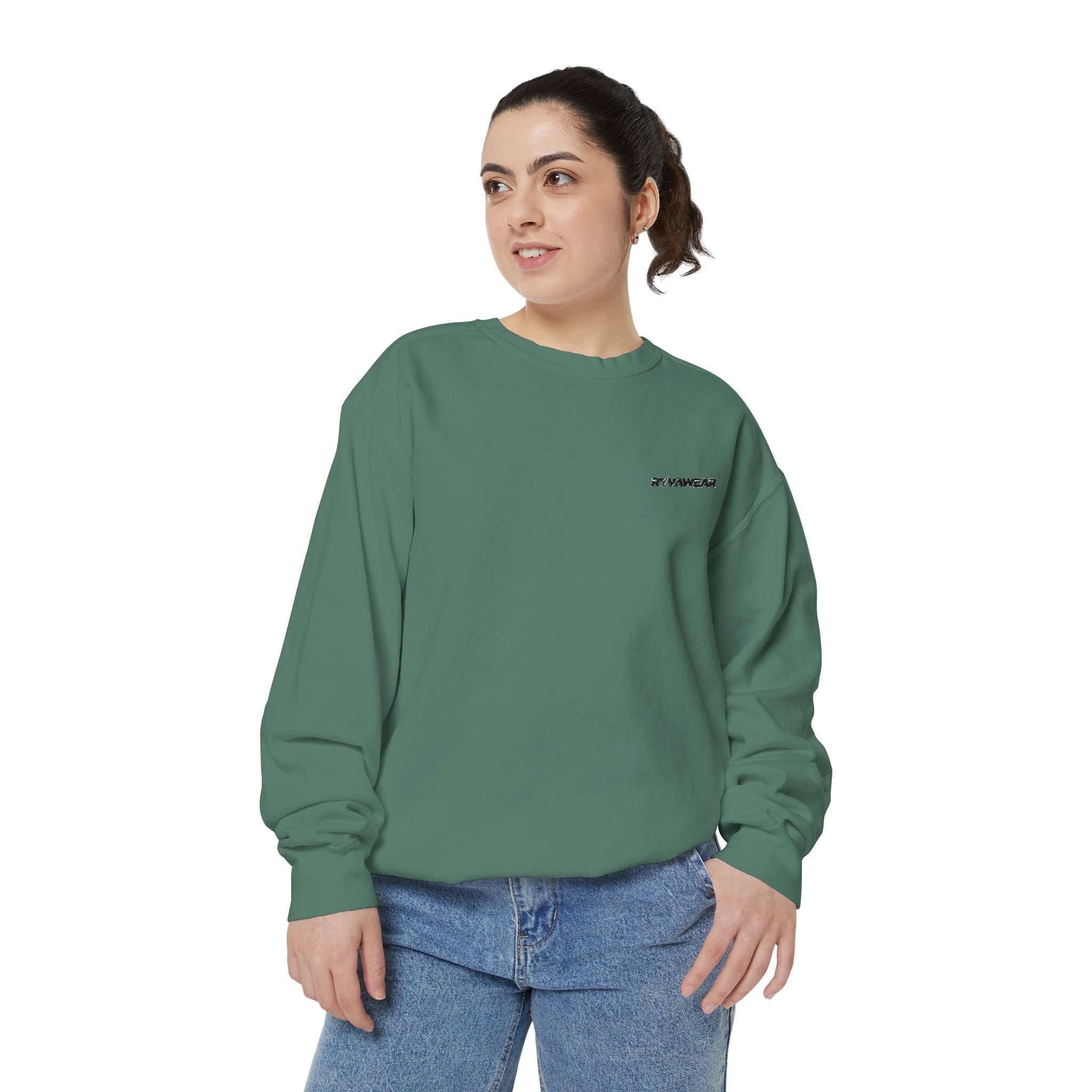 Minimalist Sweatshirt with Tiny Chest Graphic
