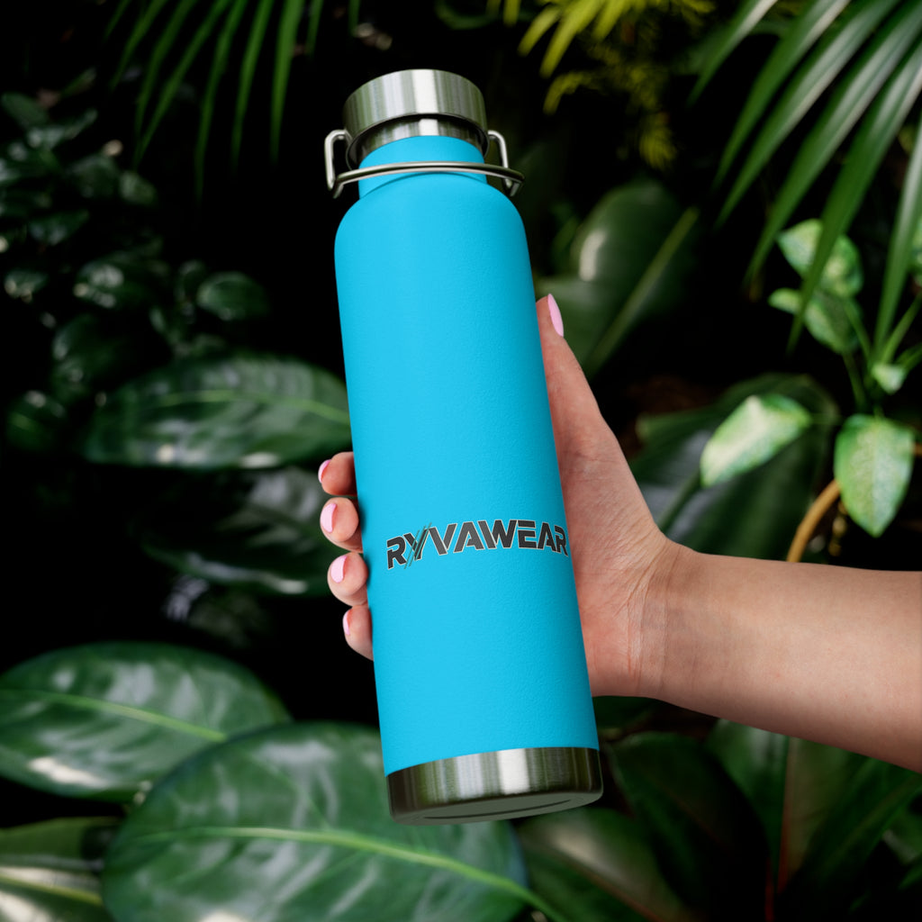 22oz Copper Vacuum Insulated Water Bottle — Double-Wall Stainless Steel Thermos
