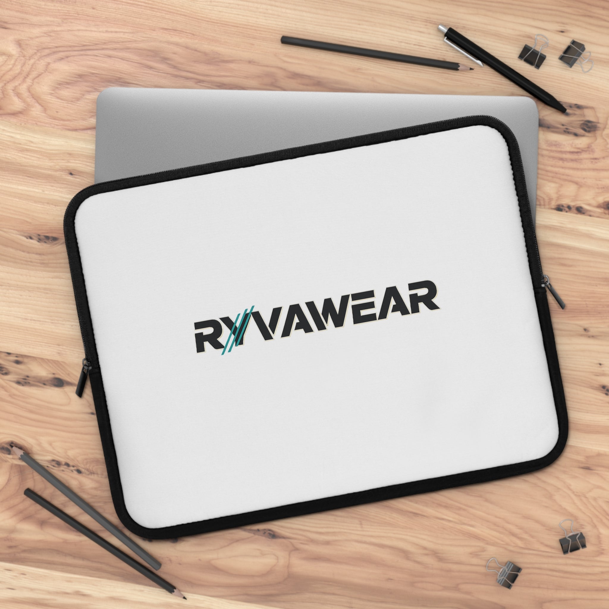 RyvaWear Logo Laptop Sleeve - Protective Zippered Neoprene Case