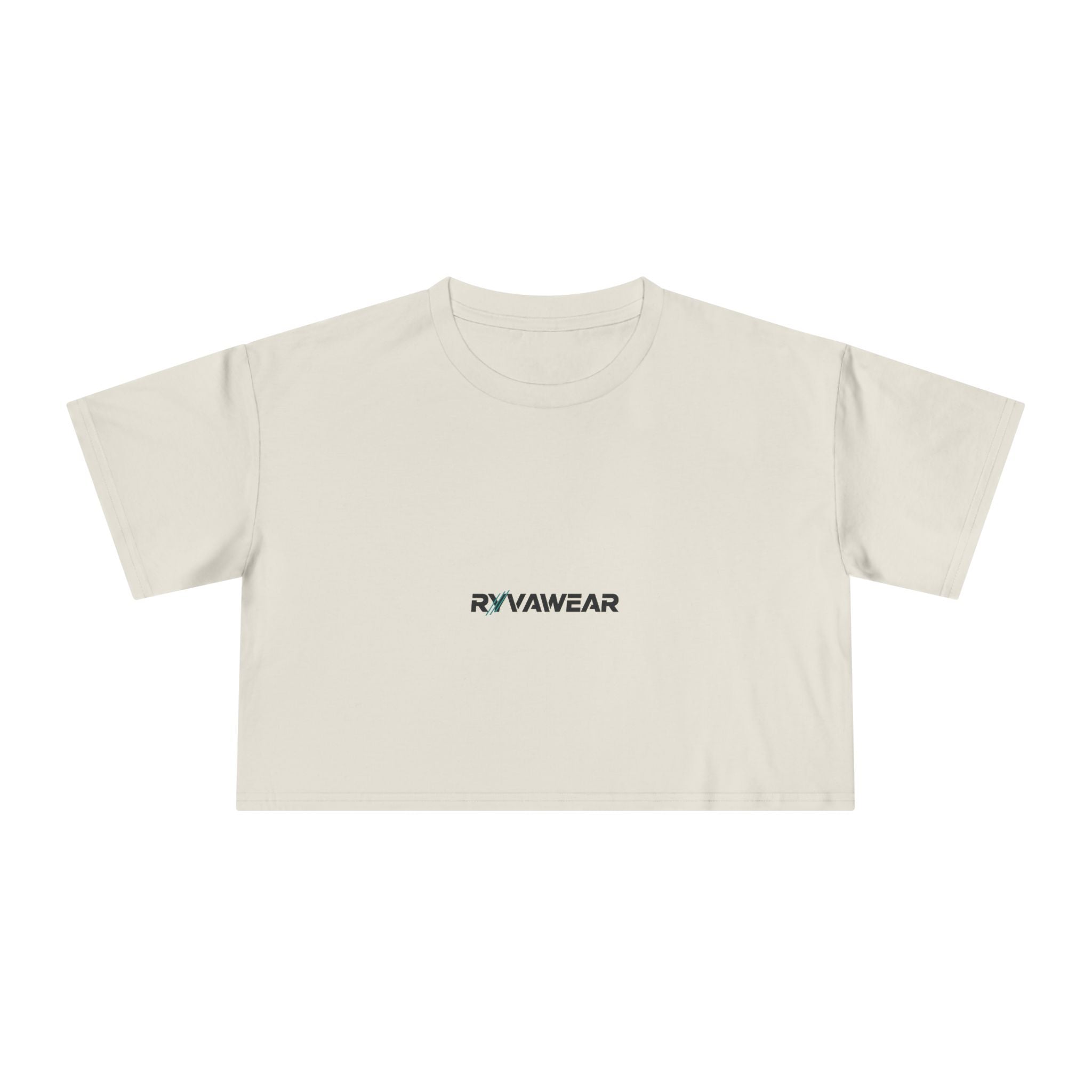 Women's Crop Tee – Minimal 'RYYAWEAR' Logo Crop Top