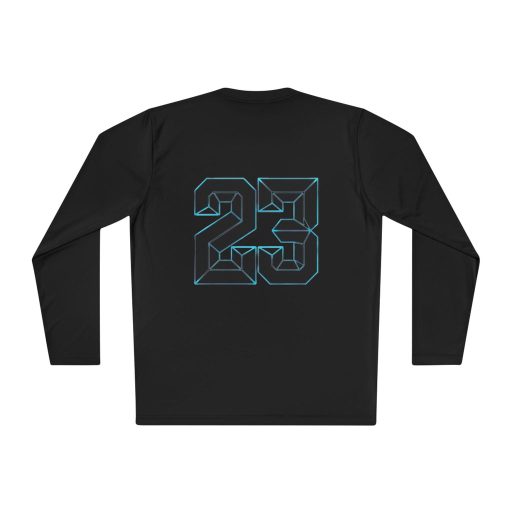 23 Geometric Number Long Sleeve Tee