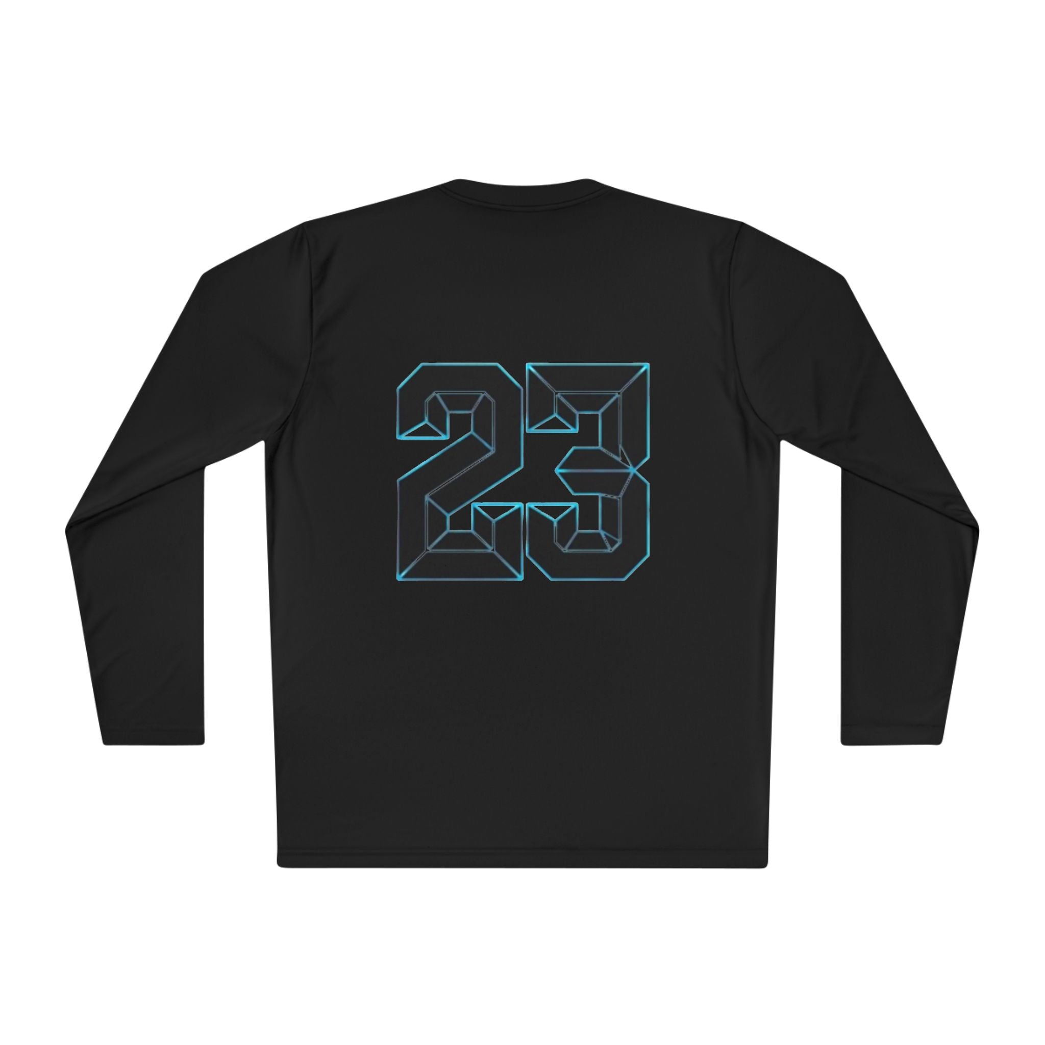 23 Geometric Number Long Sleeve Tee
