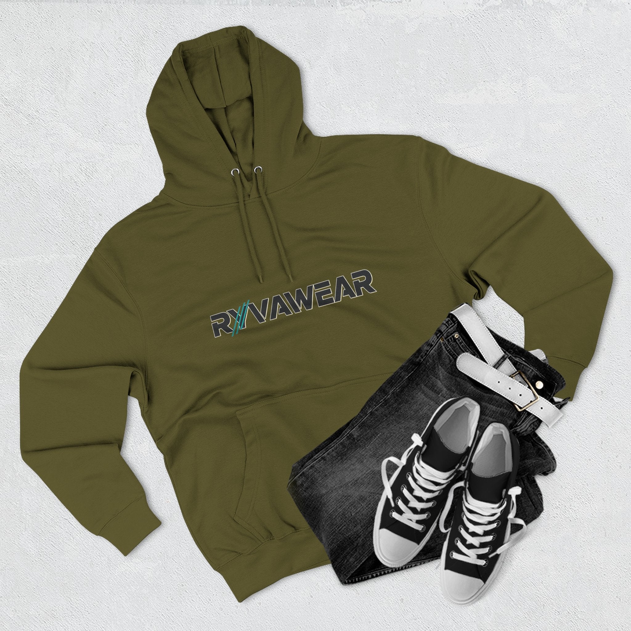 RYVAWEAR Logo Hoodie — Minimal Branded Fleece Pullover
