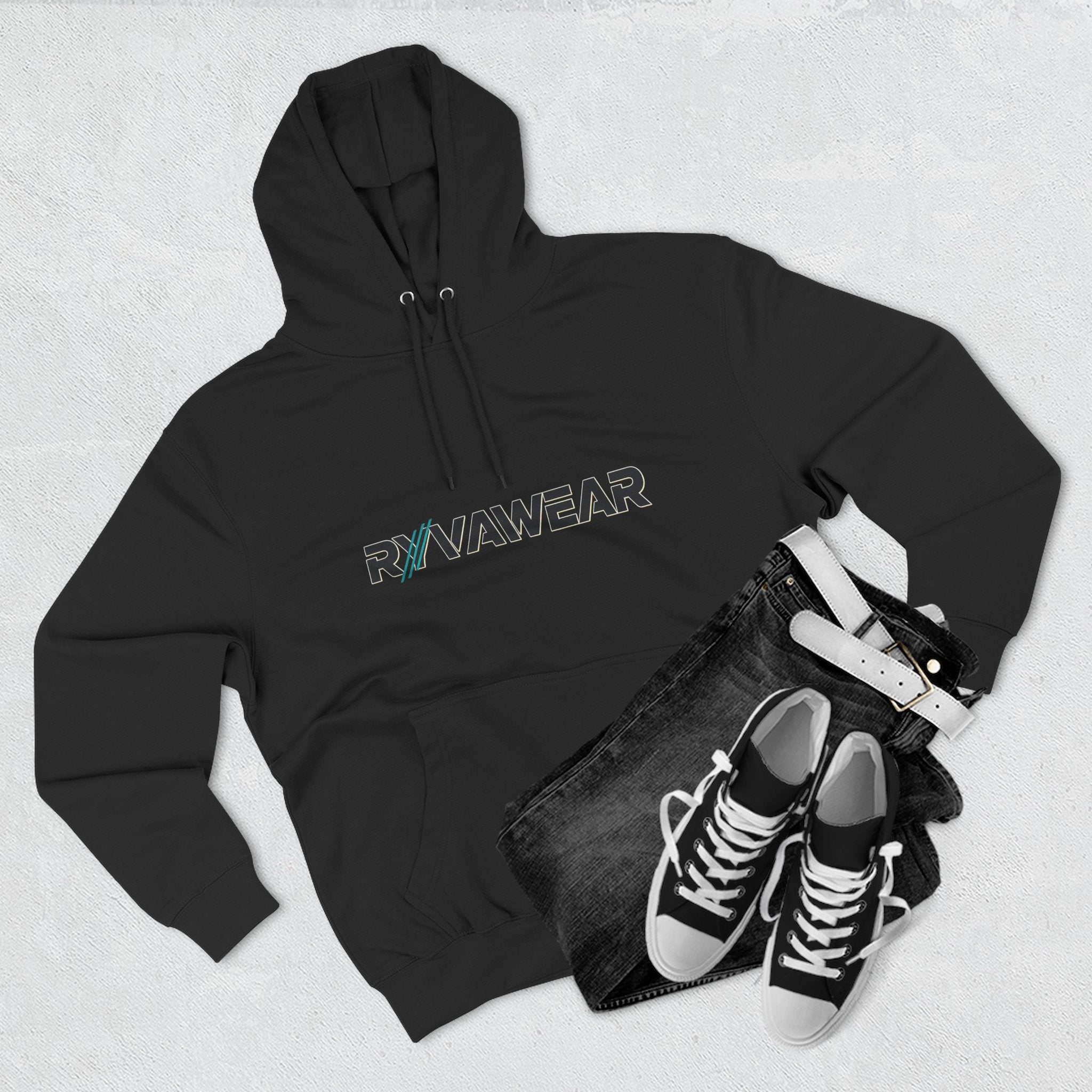 RYVAWEAR Logo Hoodie — Minimal Branded Fleece Pullover