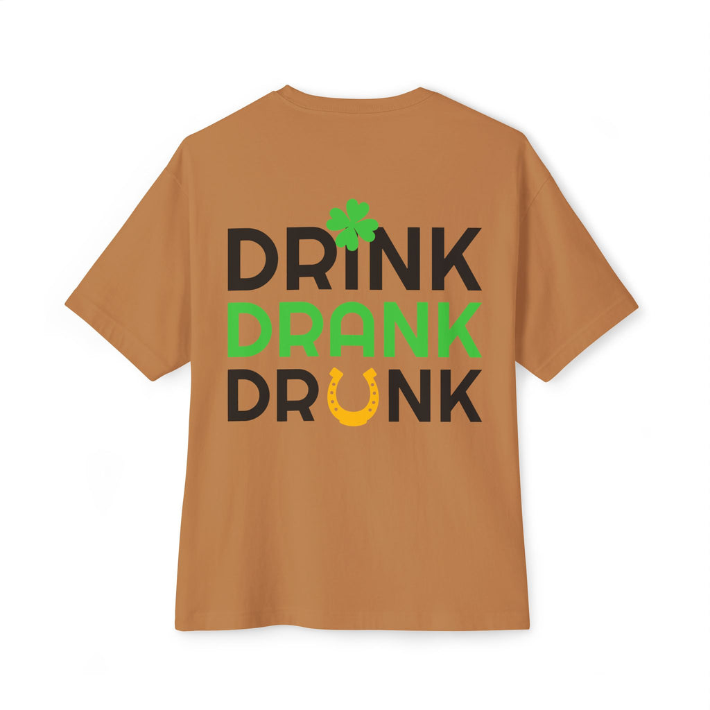 St. Patrick's 'Drink Drank Drunk' Boxy Tee