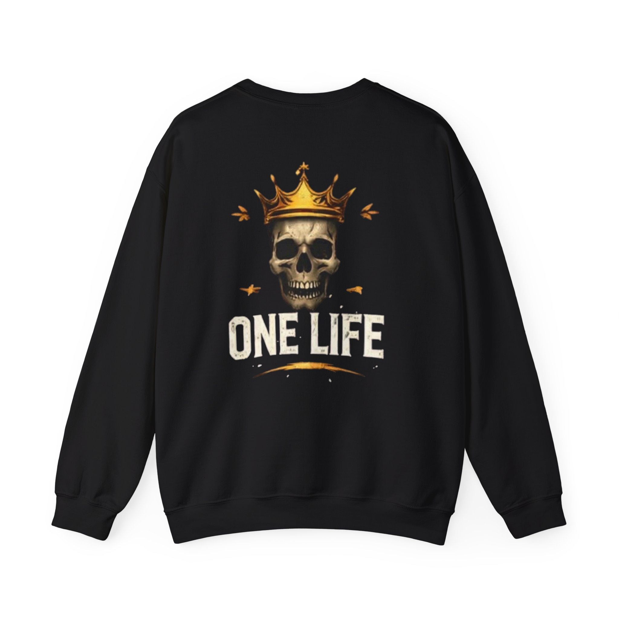 Skull Crown “One Life” Crewneck Sweatshirt