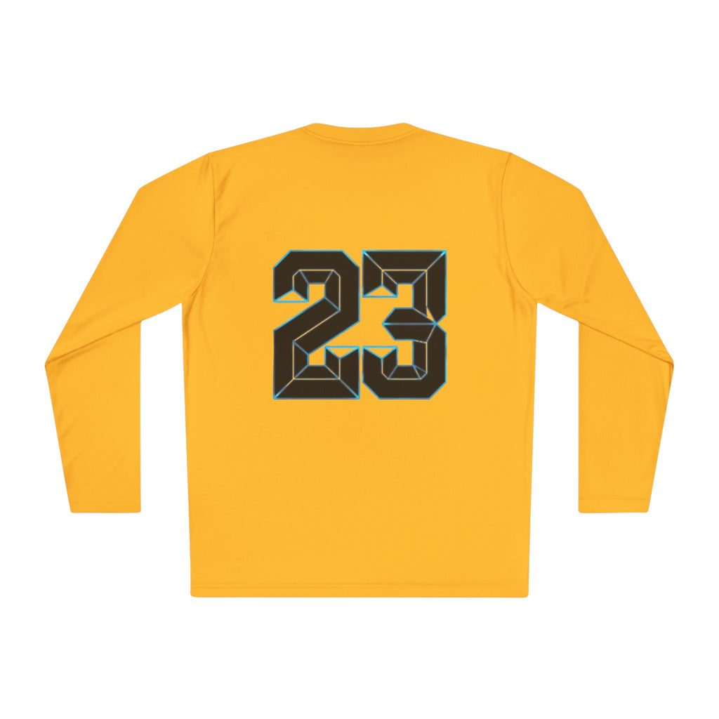23 Geometric Number Long Sleeve Tee