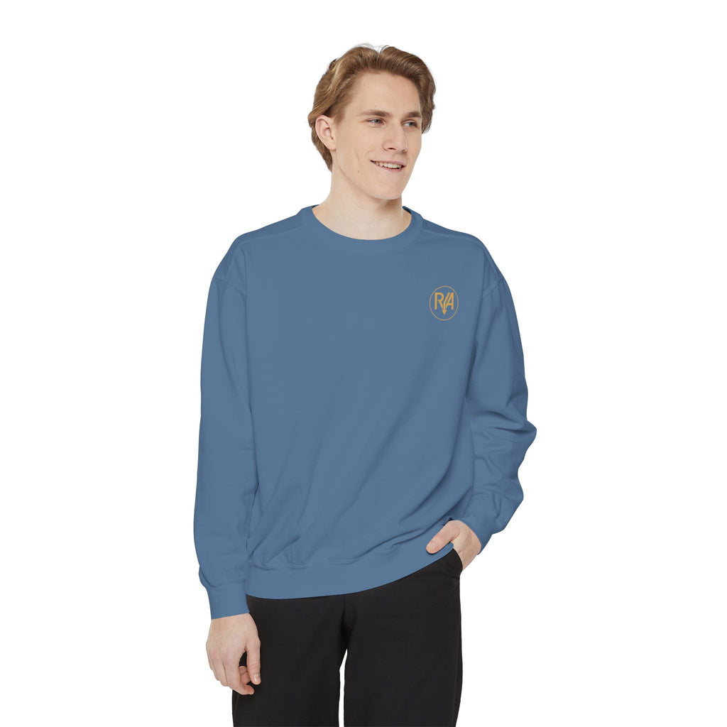 Golden Days Live In Memory Sweatshirt - Retro Brushstroke Graphic Crewneck