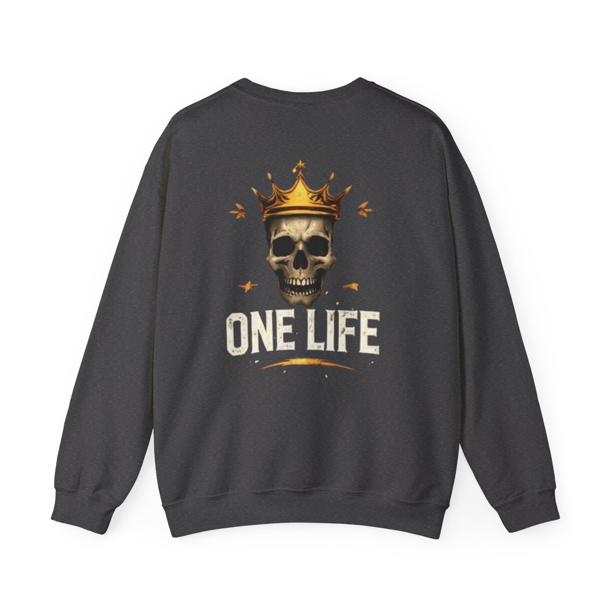 Skull Crown “One Life” Crewneck Sweatshirt