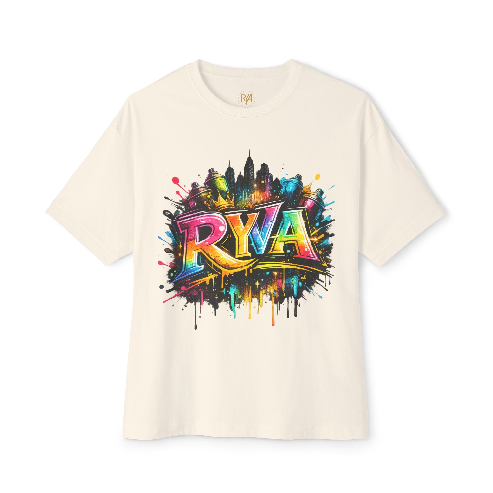 RVA Graffiti Skyline Tee — Richmond Street Art Graphic T-Shirt