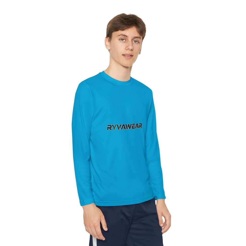 Youth Long Sleeve Tee — RYVAWEAR Minimal Logo