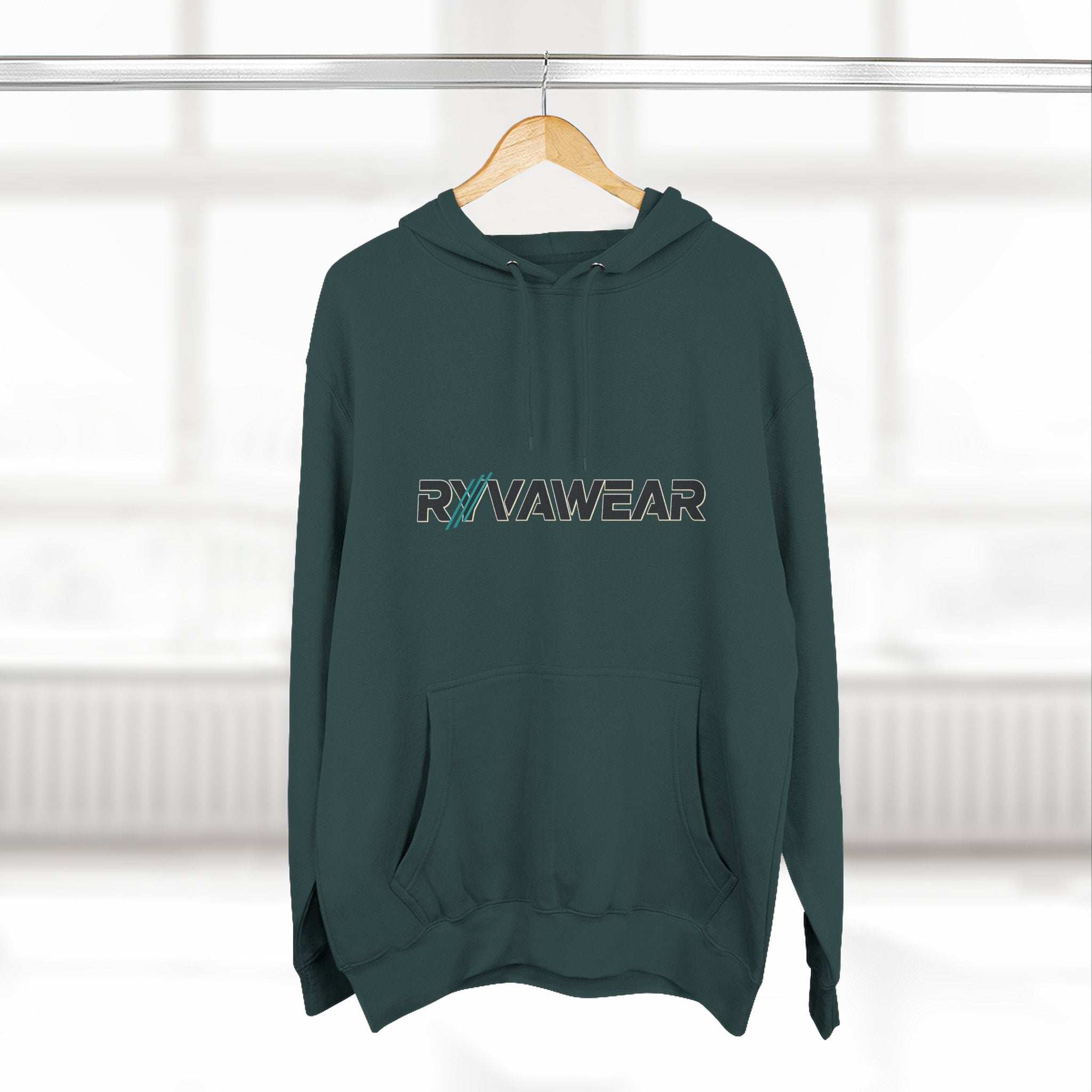 RYVAWEAR Logo Hoodie — Minimal Branded Fleece Pullover