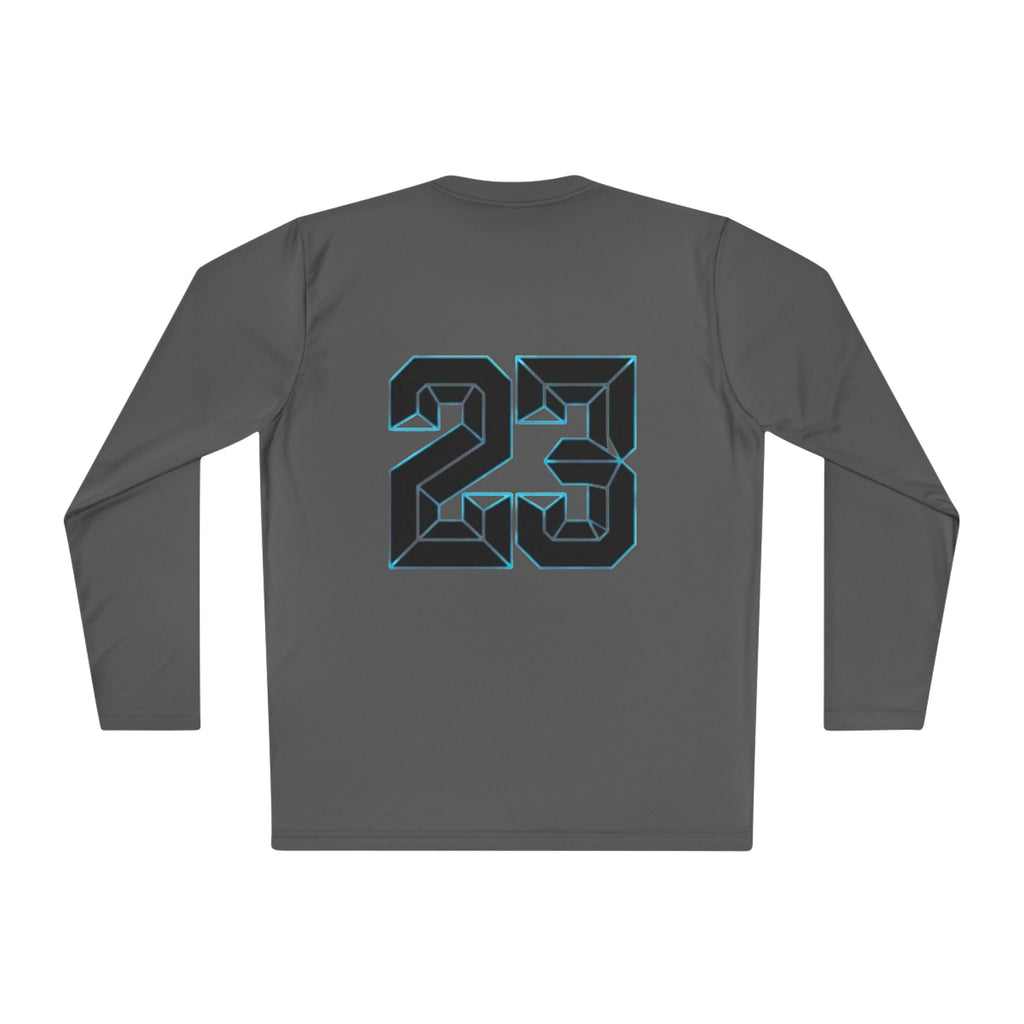 23 Geometric Number Long Sleeve Tee