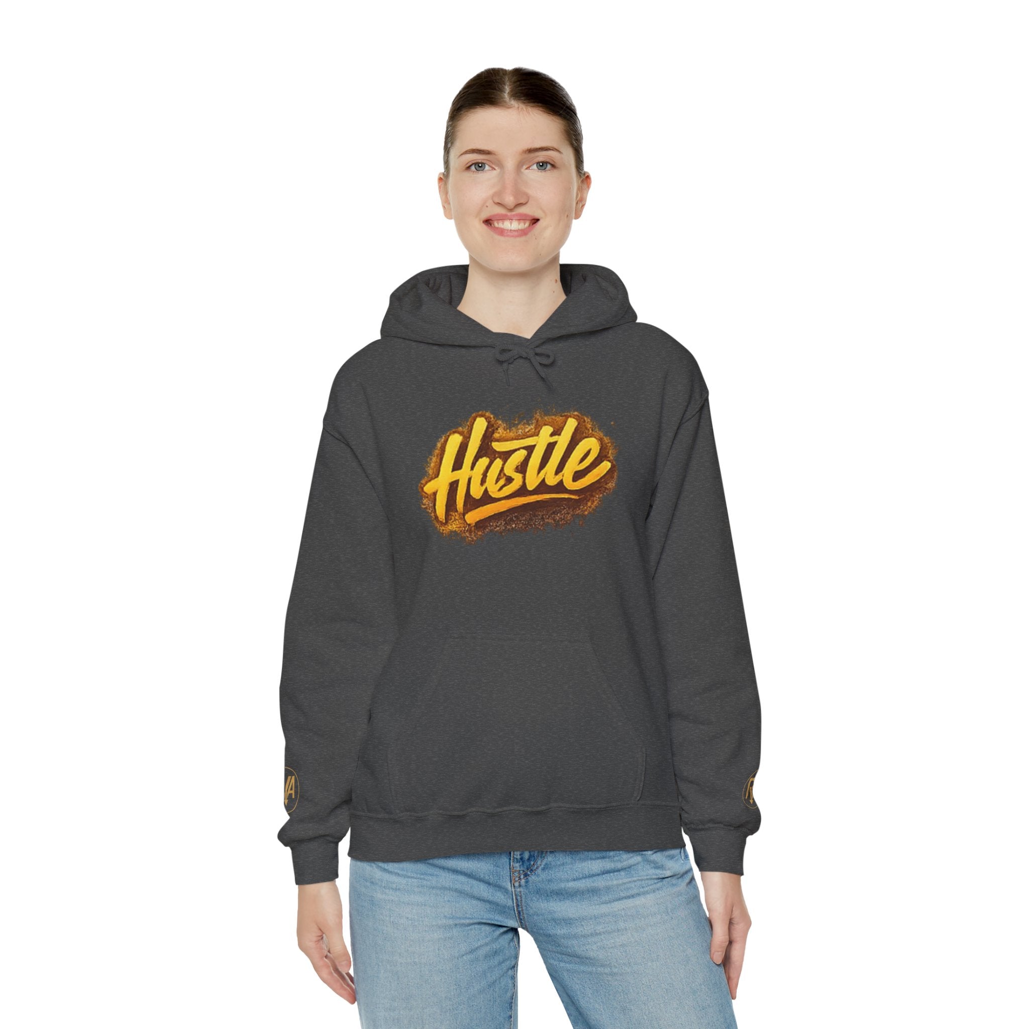 Hustle Graphic Hoodie — Motivational Streetwear Pullover