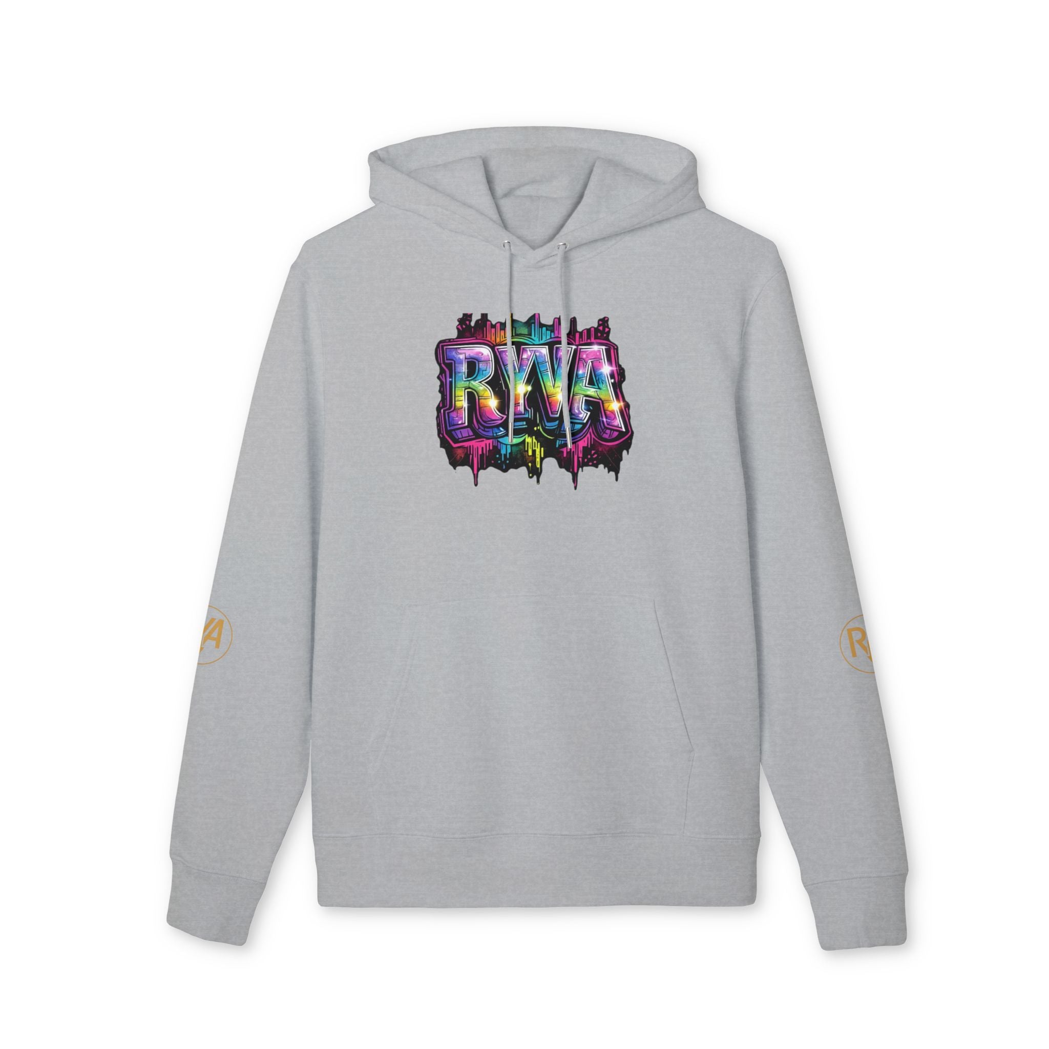 Rainbow Drip Hoodie — Colorful Rave Graphic Pullover