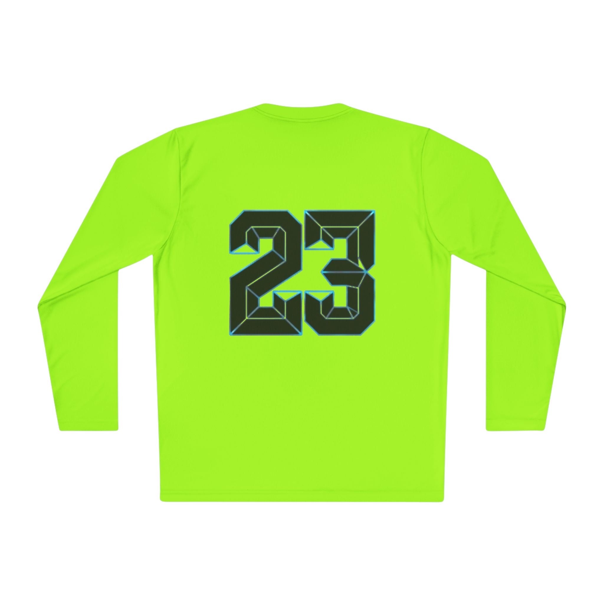 23 Geometric Number Long Sleeve Tee