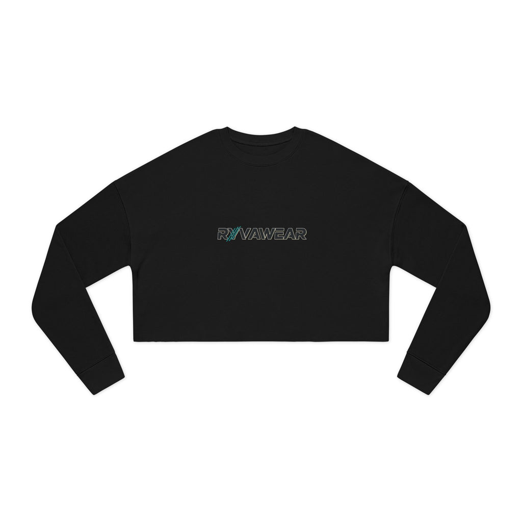 RYVAWEAR Cropped Sweatshirt — Women's Box Logo Casual Crop Top