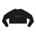 RYVAWEAR Cropped Sweatshirt — Women's Box Logo Casual Crop Top