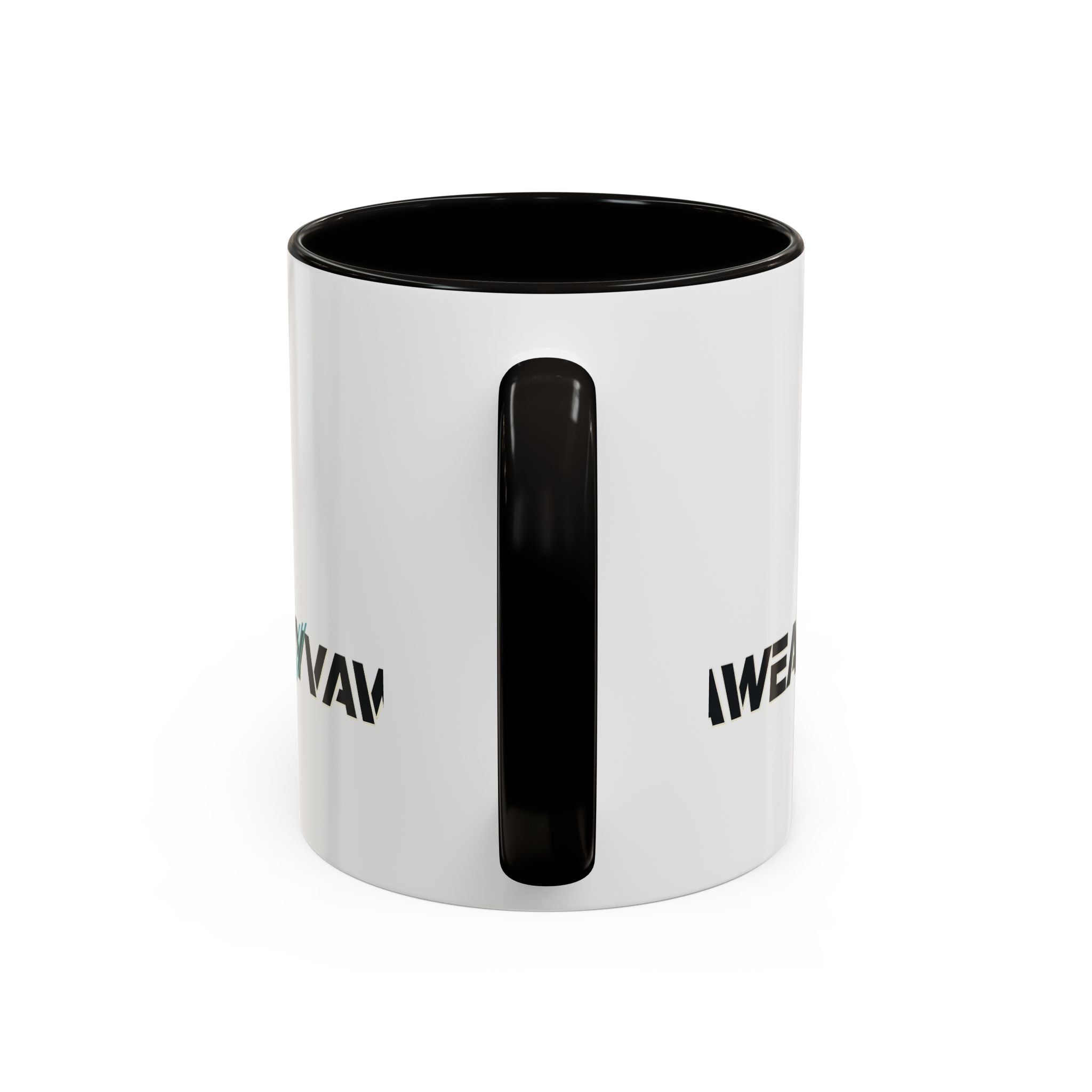 RyvaWear Logo Coffee Mug (11oz & 15oz) - Branded Ceramic Mug with Black Handle & Interior