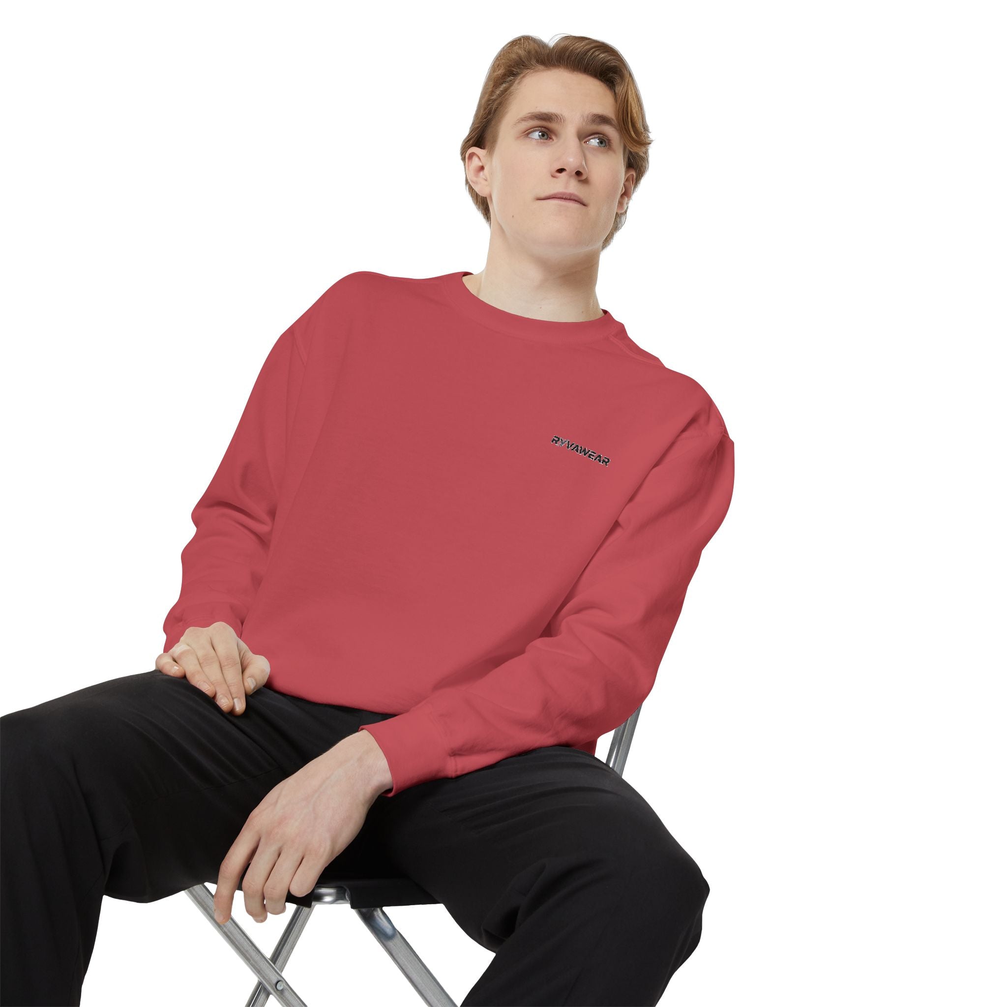 Minimalist Sweatshirt with Tiny Chest Graphic