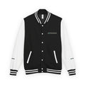 Letterman Jacket — Red & White Varsity Jacket with Small Chest Logo
