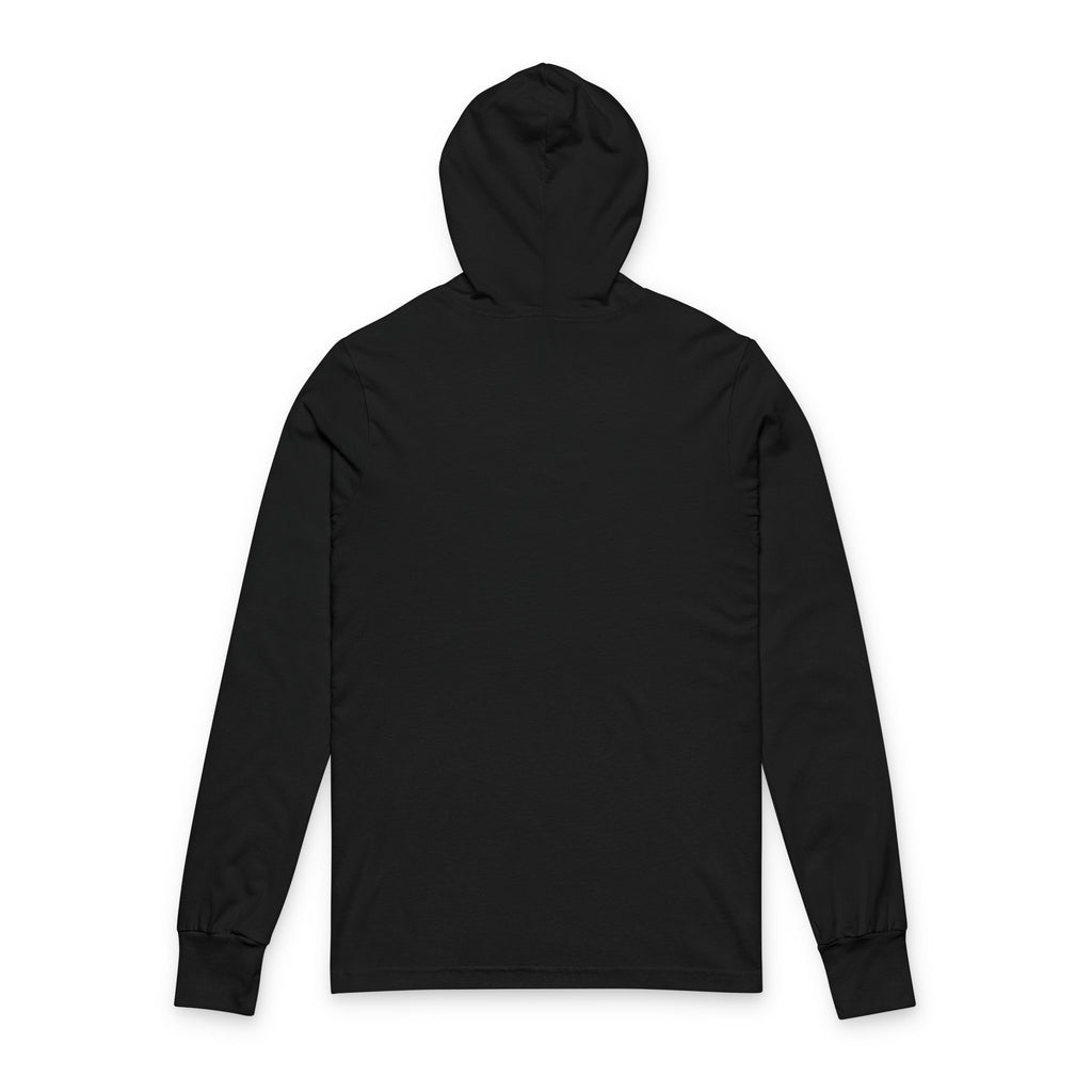 RVVAWEAR Hooded Long Sleeve Tee — Minimal Logo Lightweight Hoodie Tee