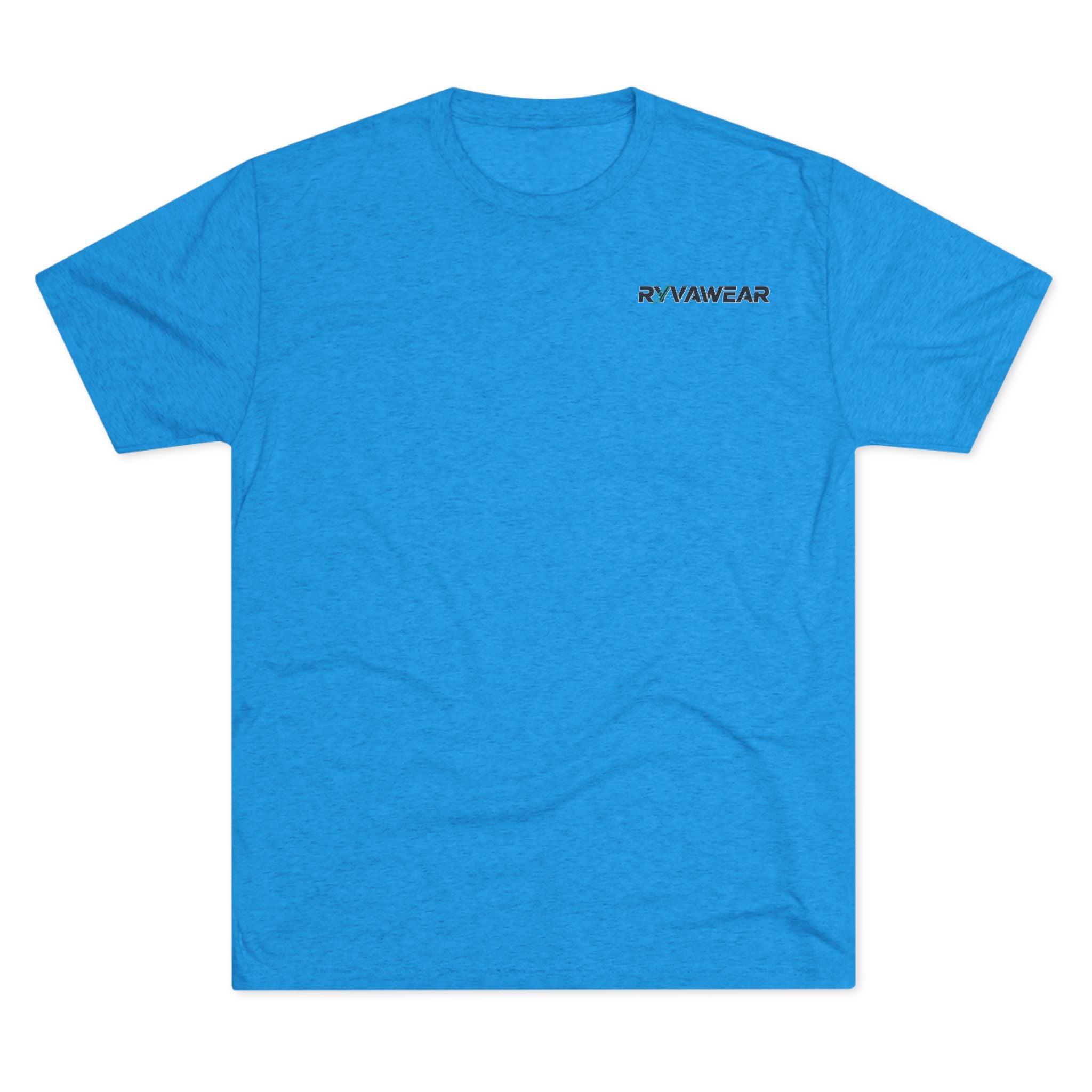 RYVNAWEAR Minimal Logo Tee — Lightweight Tri-Blend Crew Shirt