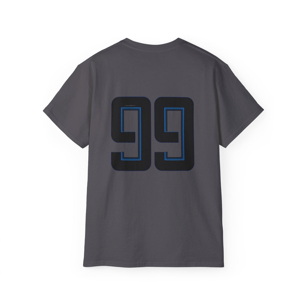 99 Number Tee — Sports Jersey Style Cotton T‑Shirt