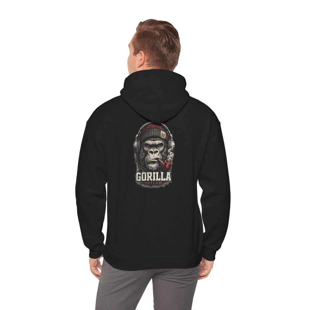 Gorilla Graphic Hoodie — Bold Ape Portrait Sweatshirt
