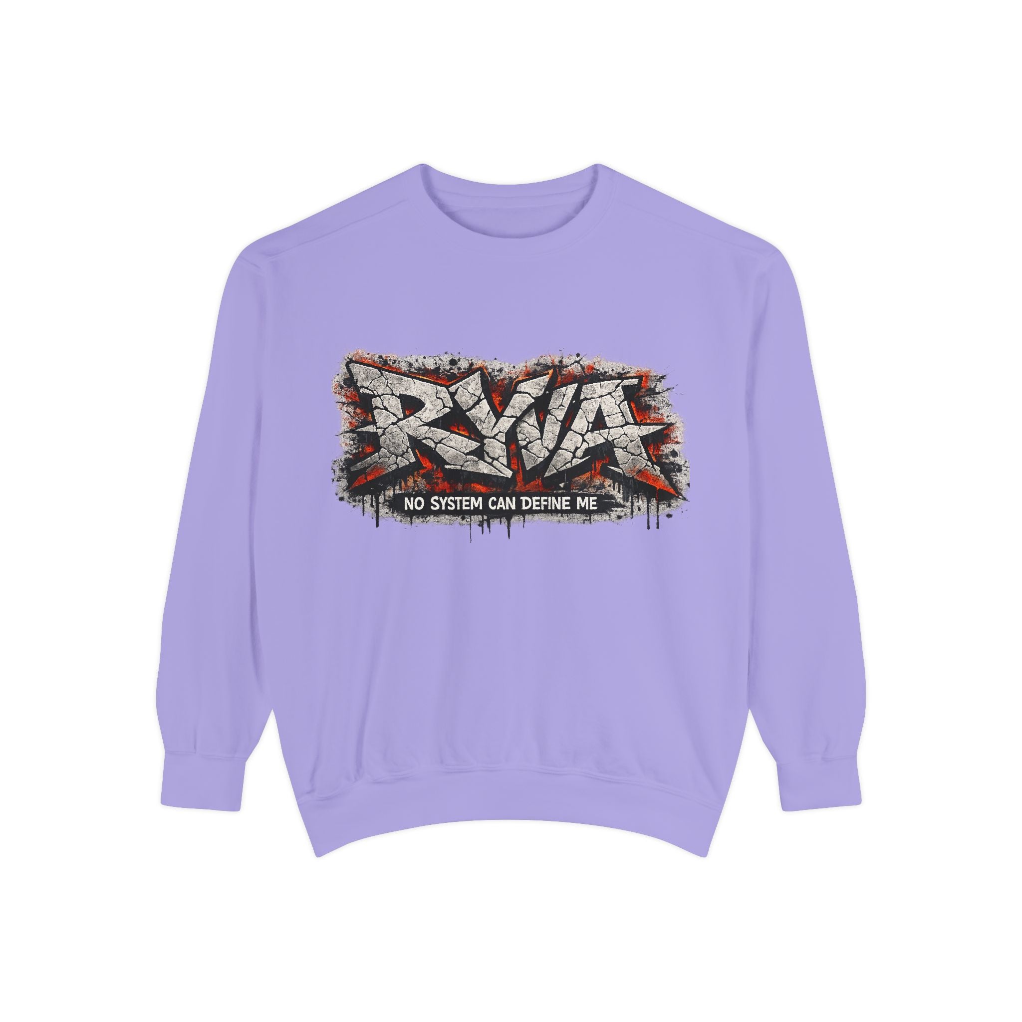 RVA Graffiti Sweatshirt — "No System Can Define Me" Urban Crewneck