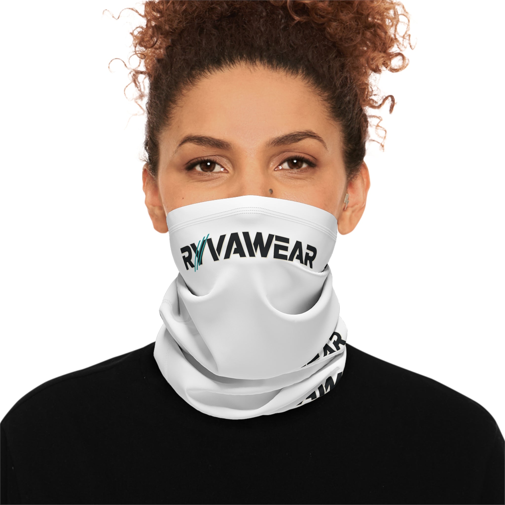 Neck Gaiter — RYVAVEAR Branded Winter Face Scarf with Drawstring