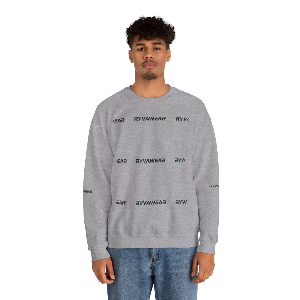 RYVAWEAR Repeat Logo Crewneck Sweatshirt