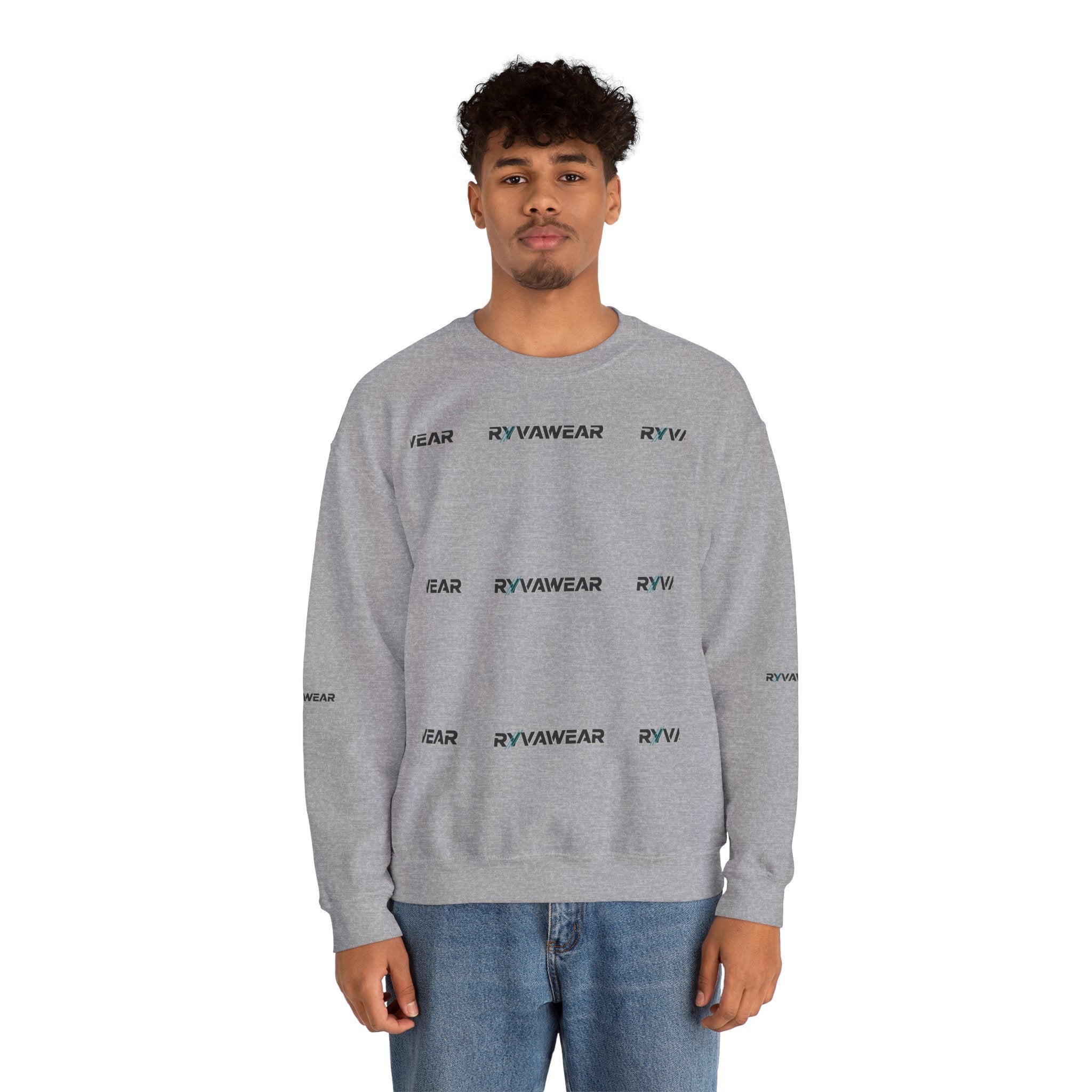 RYVAWEAR Repeat Logo Crewneck Sweatshirt