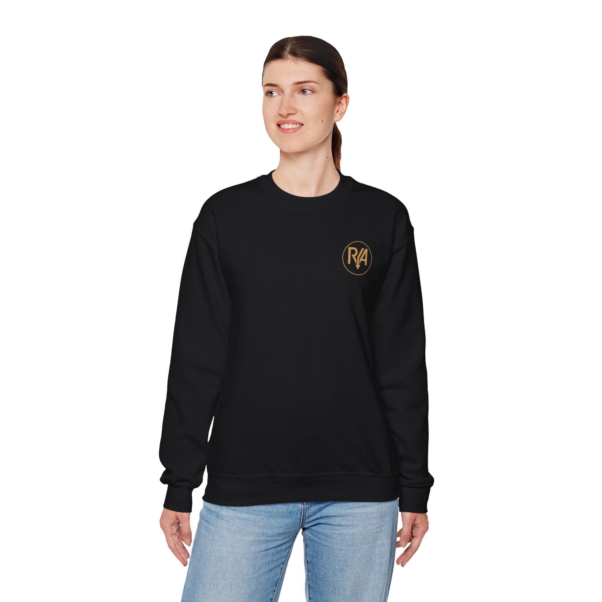 Crewneck Sweatshirt — Teddy Bear Streetwear Graphic (Gold Chains & Cap)