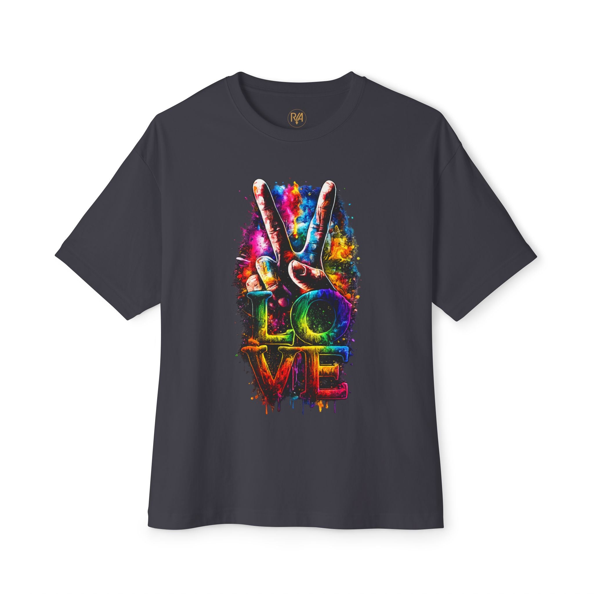 Love Peace Vibe Tee — Colorful Tie-Dye Peace Sign T-Shirt